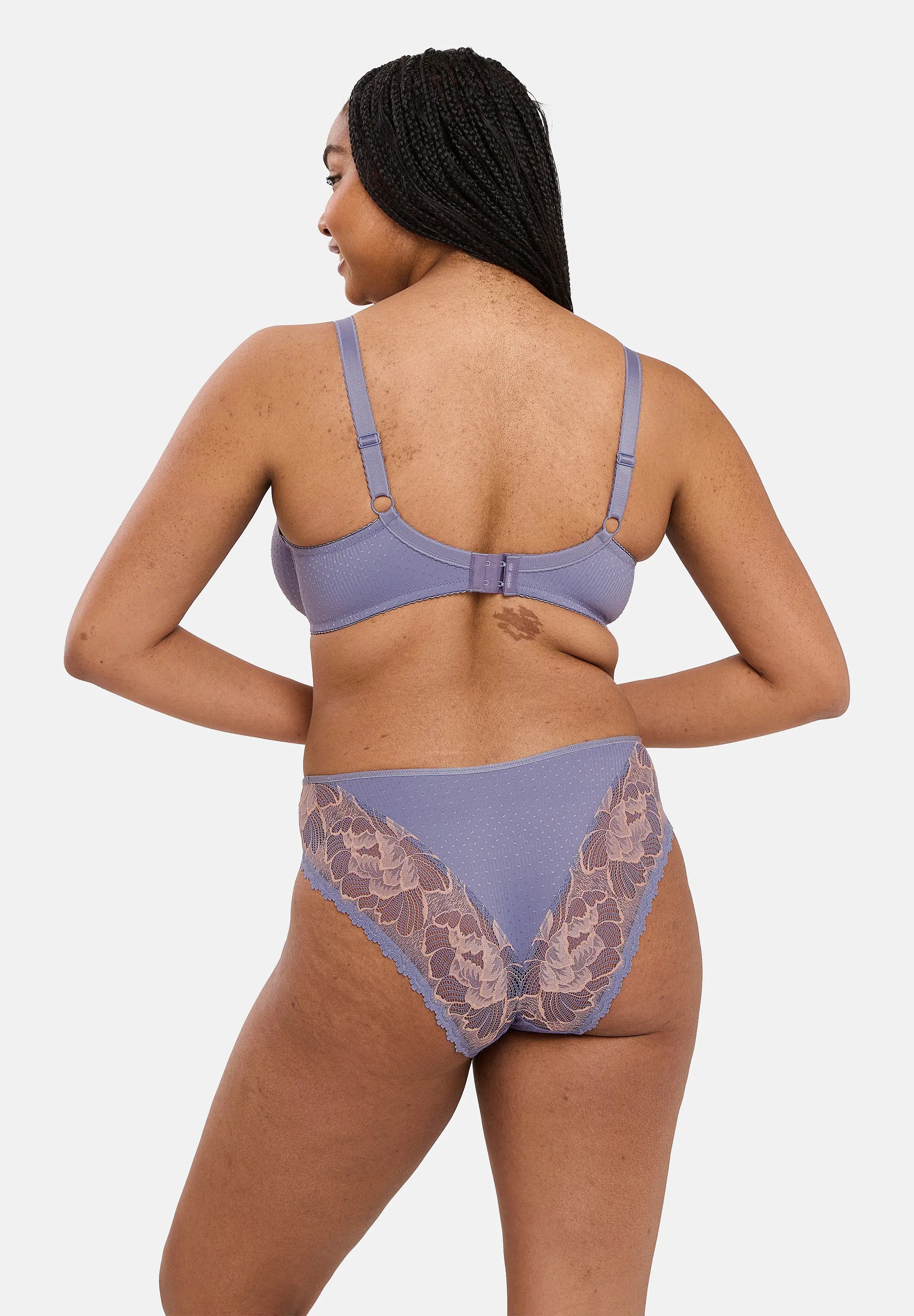 Slip Capucine Grijs & Zacht Roze