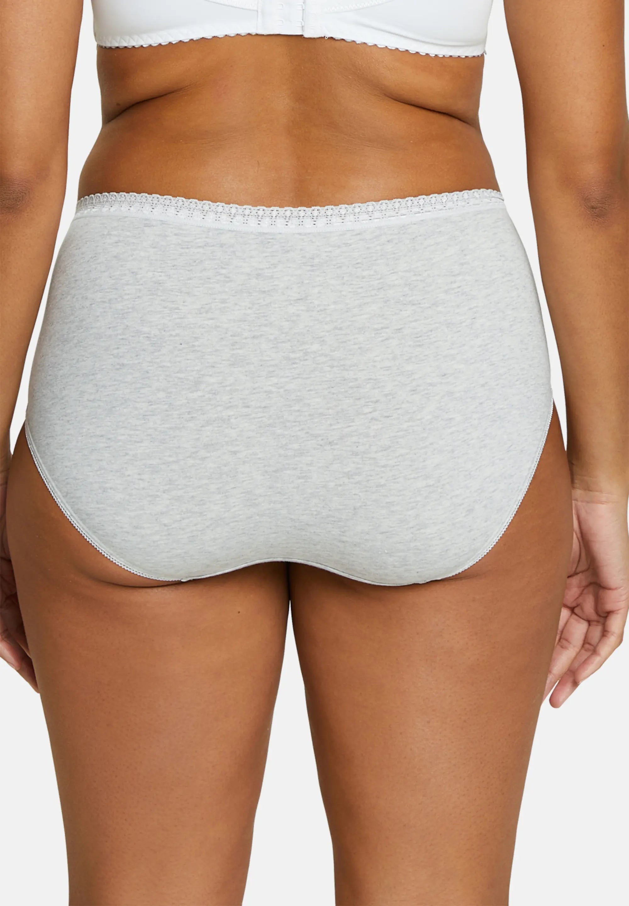 Braguita clásica - Lote de 2 Classique Coton Gris Jaspeado