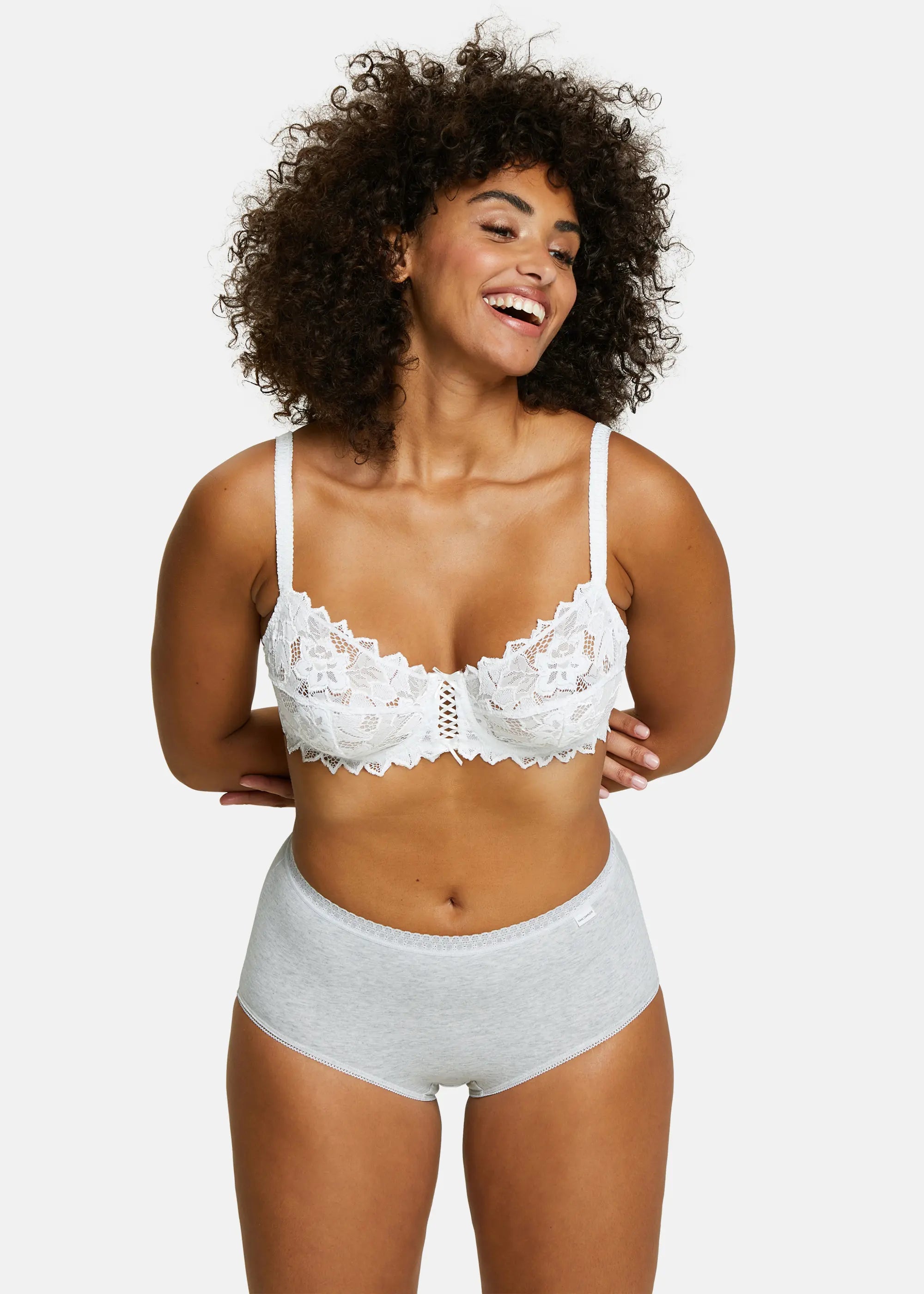 Braguita clásica - Lote de 2 Classique Coton Gris Jaspeado