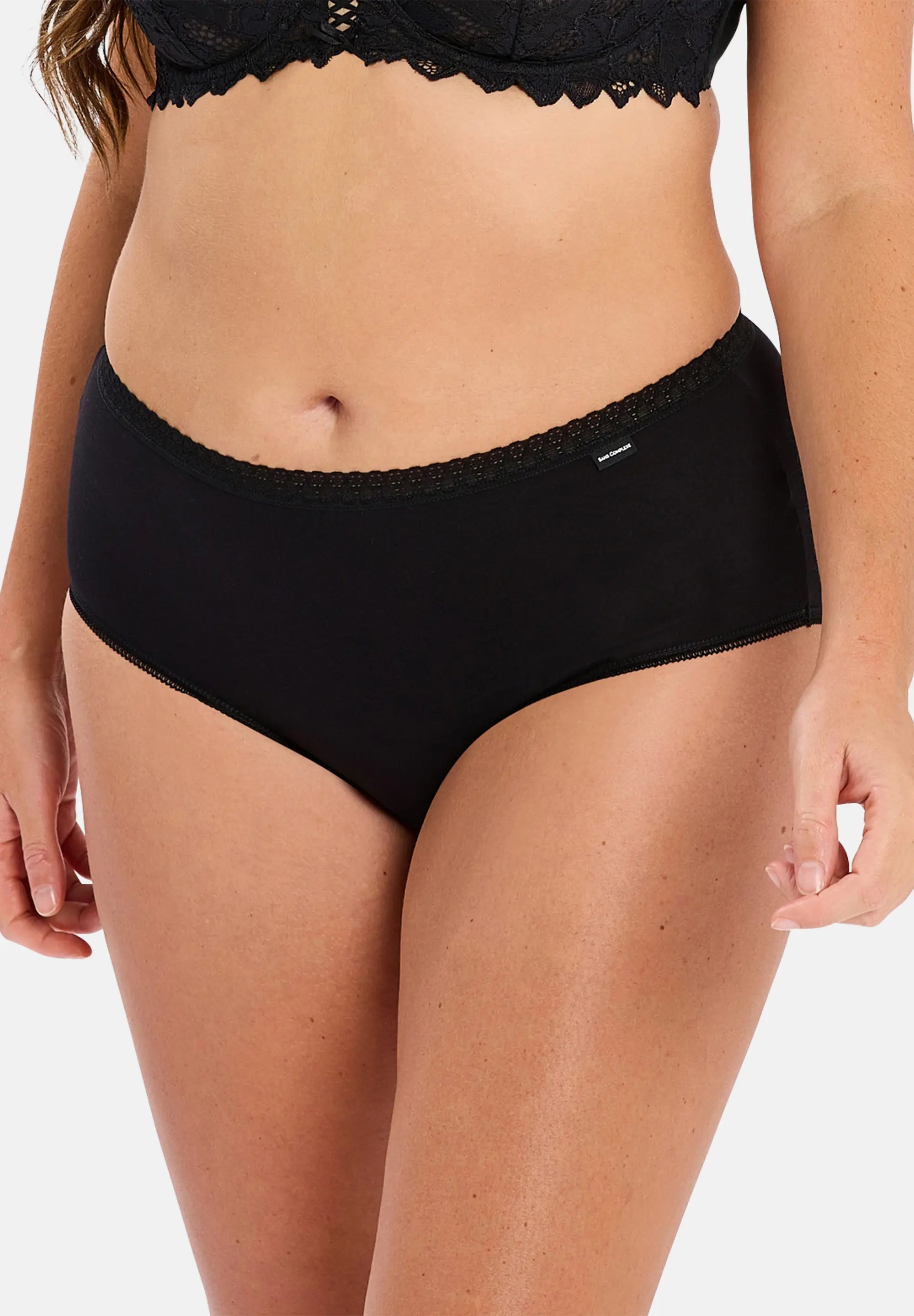 Slip - Lot de 2 Classique Coton Noir