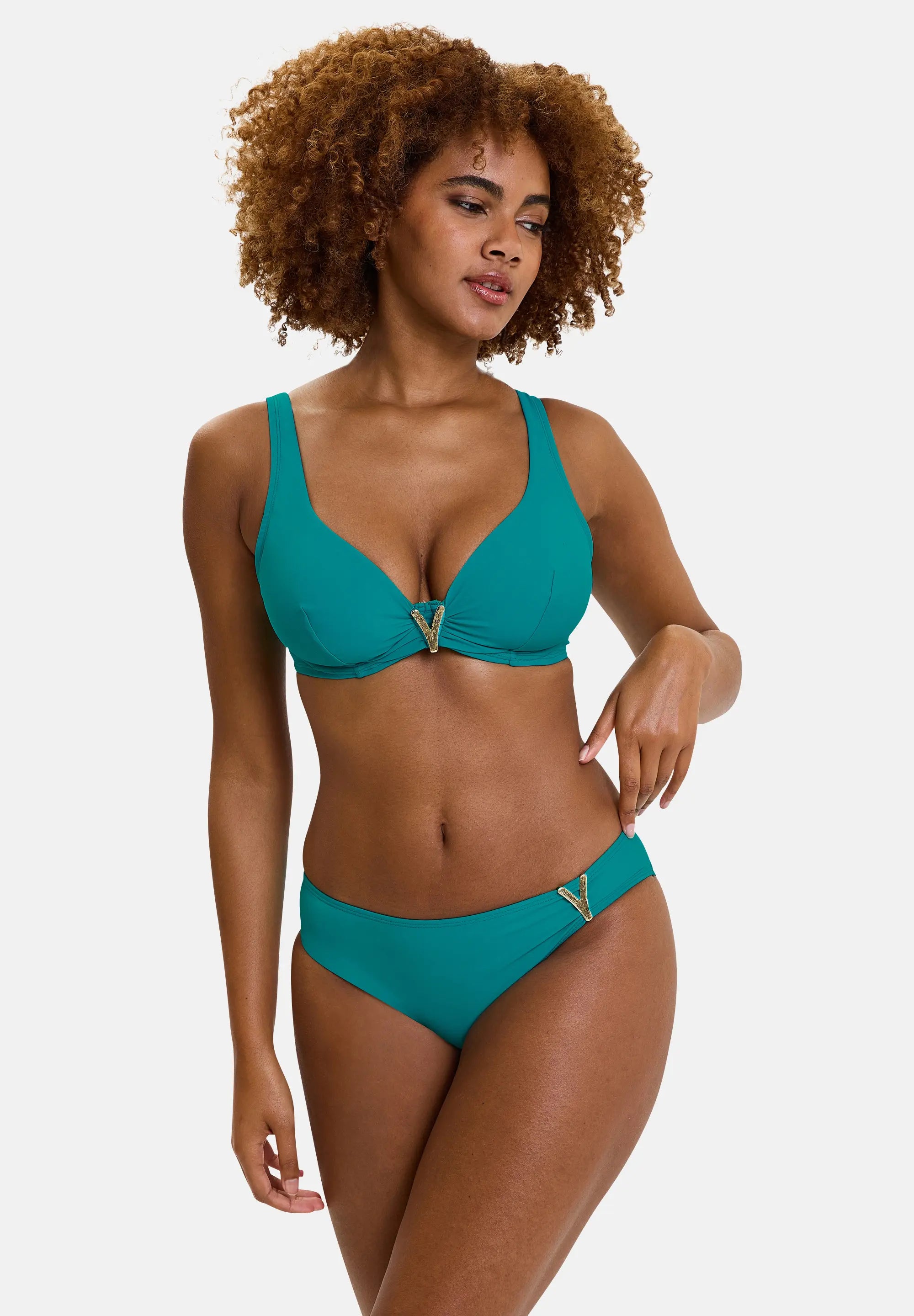 Slip de bain Managua Vert Amalfi – vue de dos