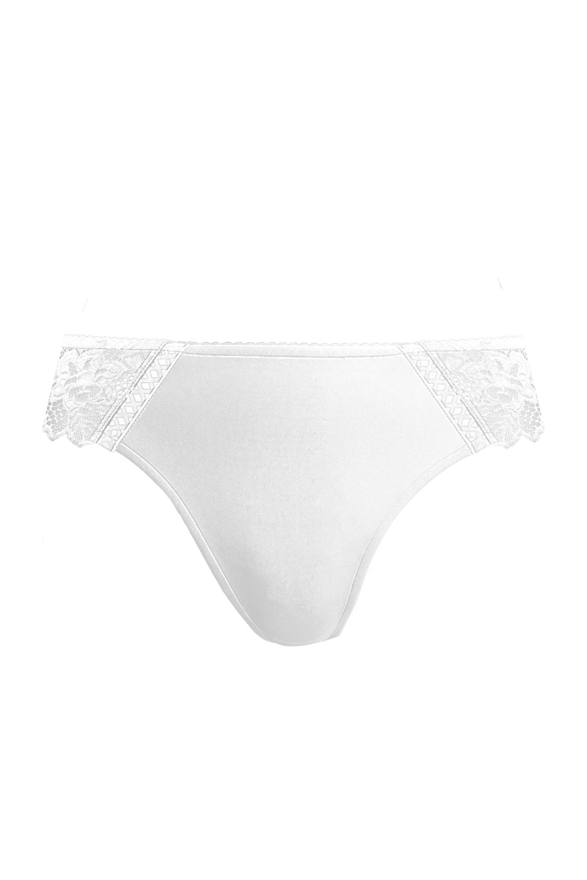 Slip dentelle Arum Blanc – vue de dos