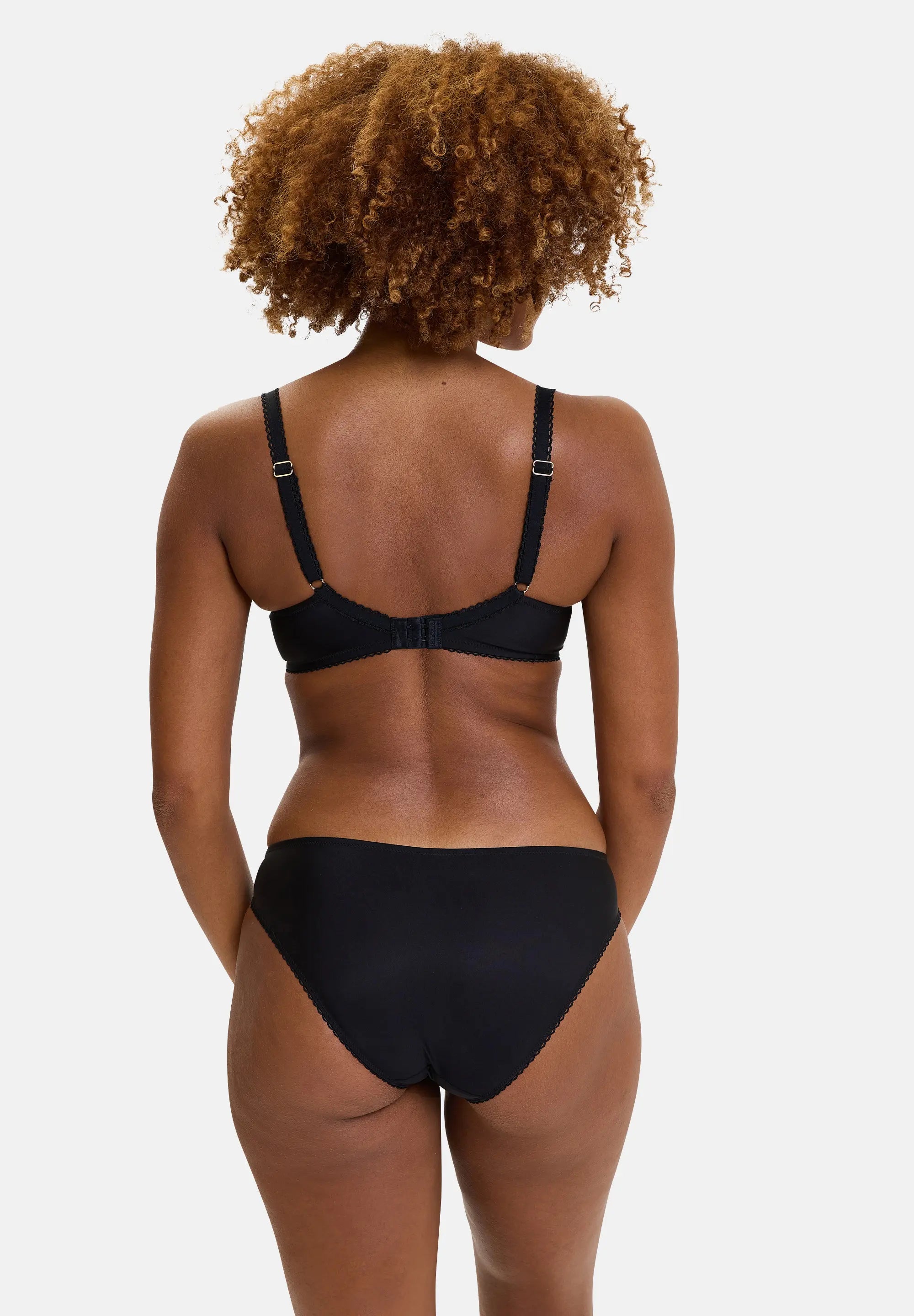 Briefs Désiré Black & Copper Lurex