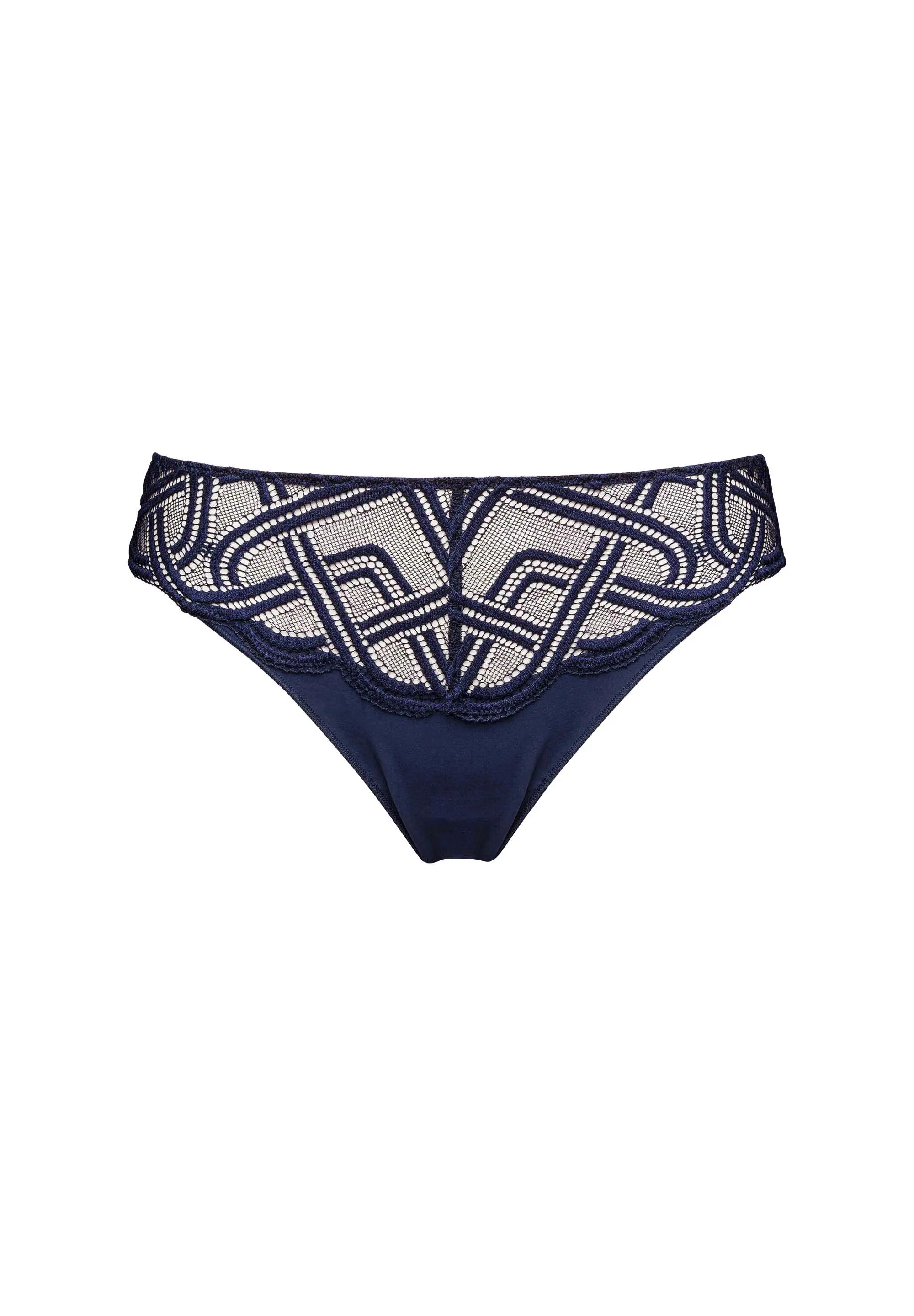 Packshot slip pour femme - bleu