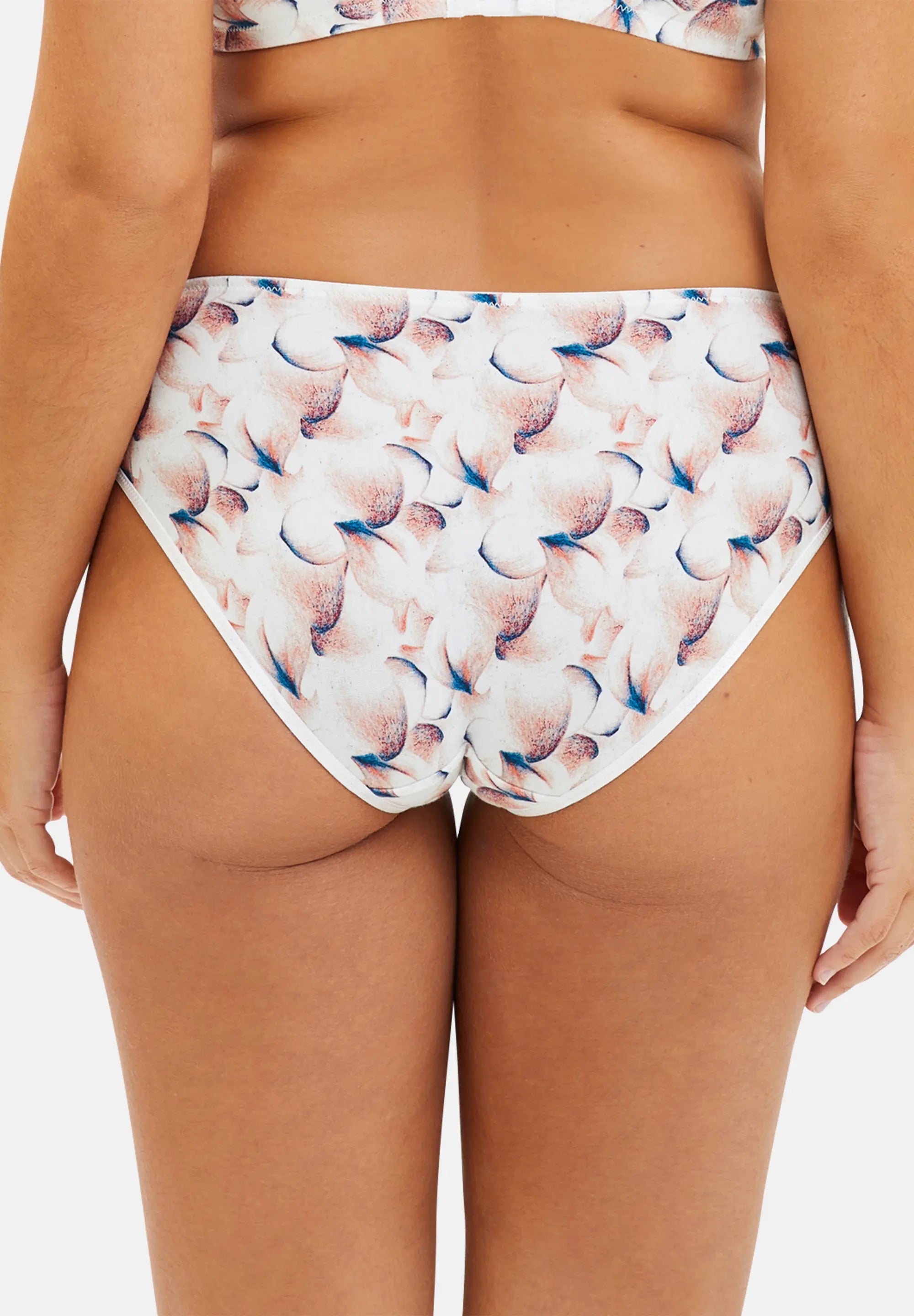 Flora-Slip mit pastellfarbenem Gesäßetry-Print