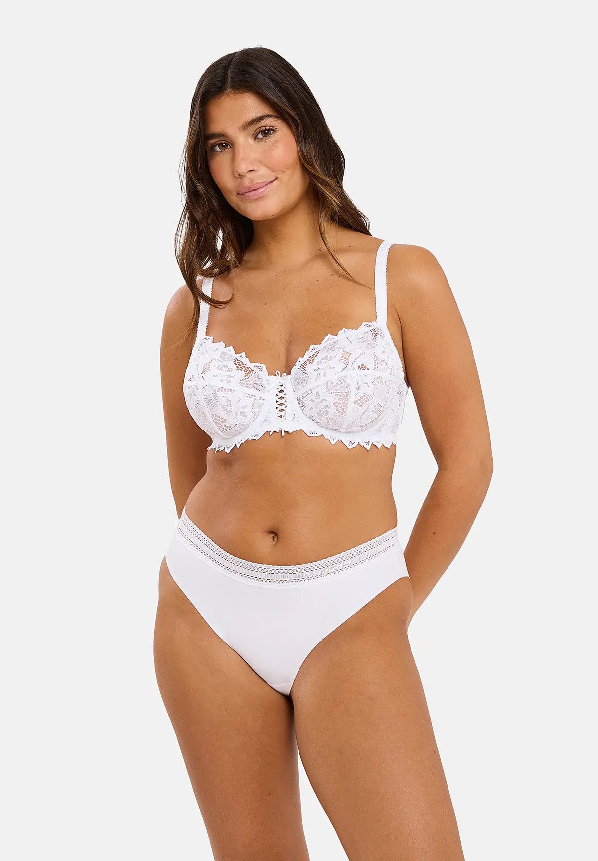 2er - Set Slips Invisible Coton Weiß