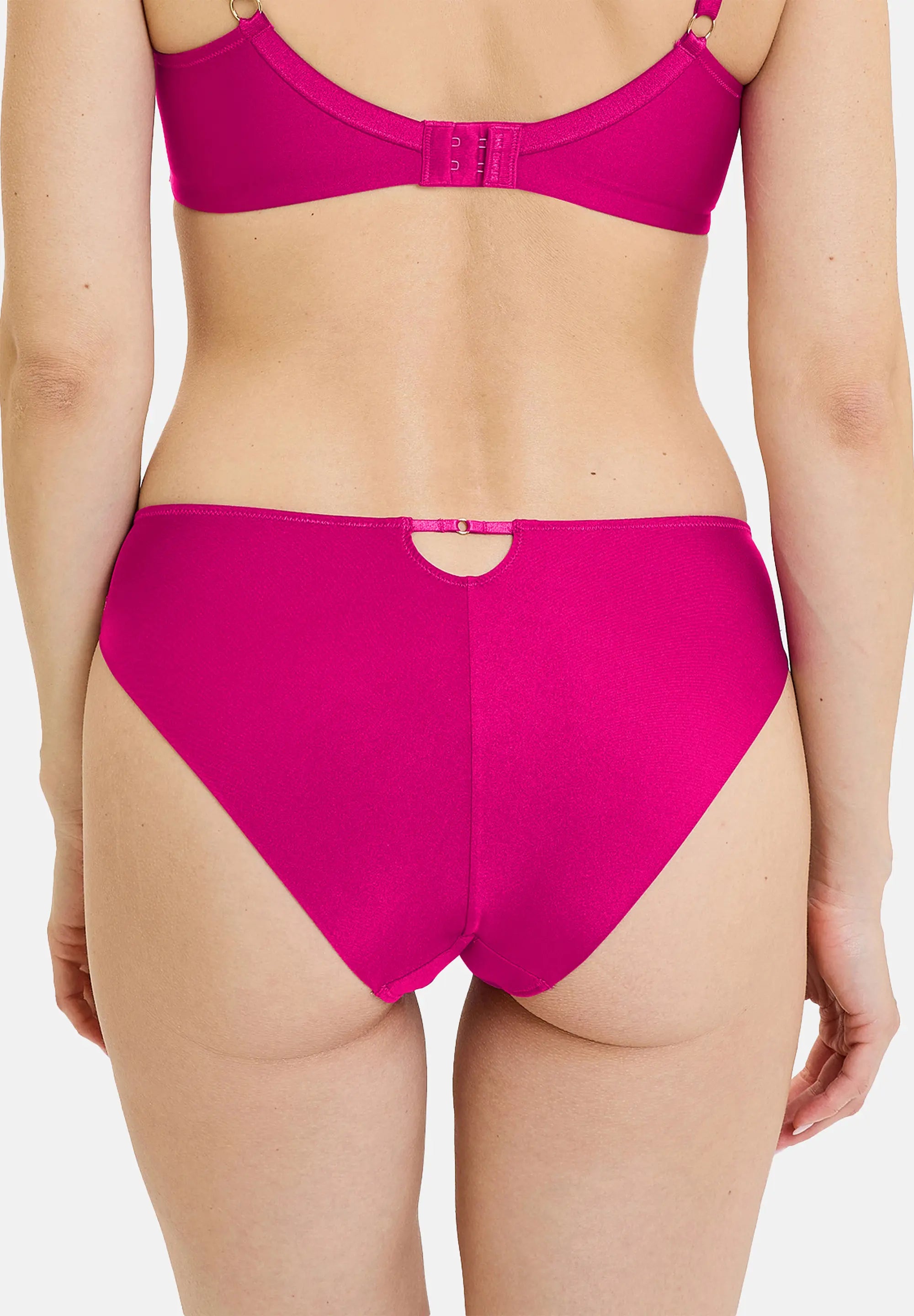 Slip Isaure Fuchsia Abricot
