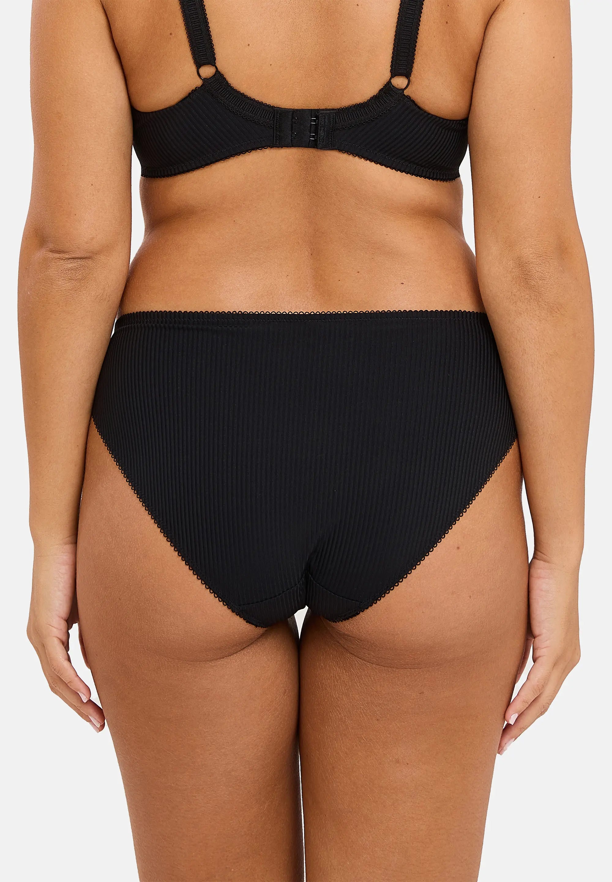 Braguita clásica Rosa Fantasía Acuarela Floral Negro