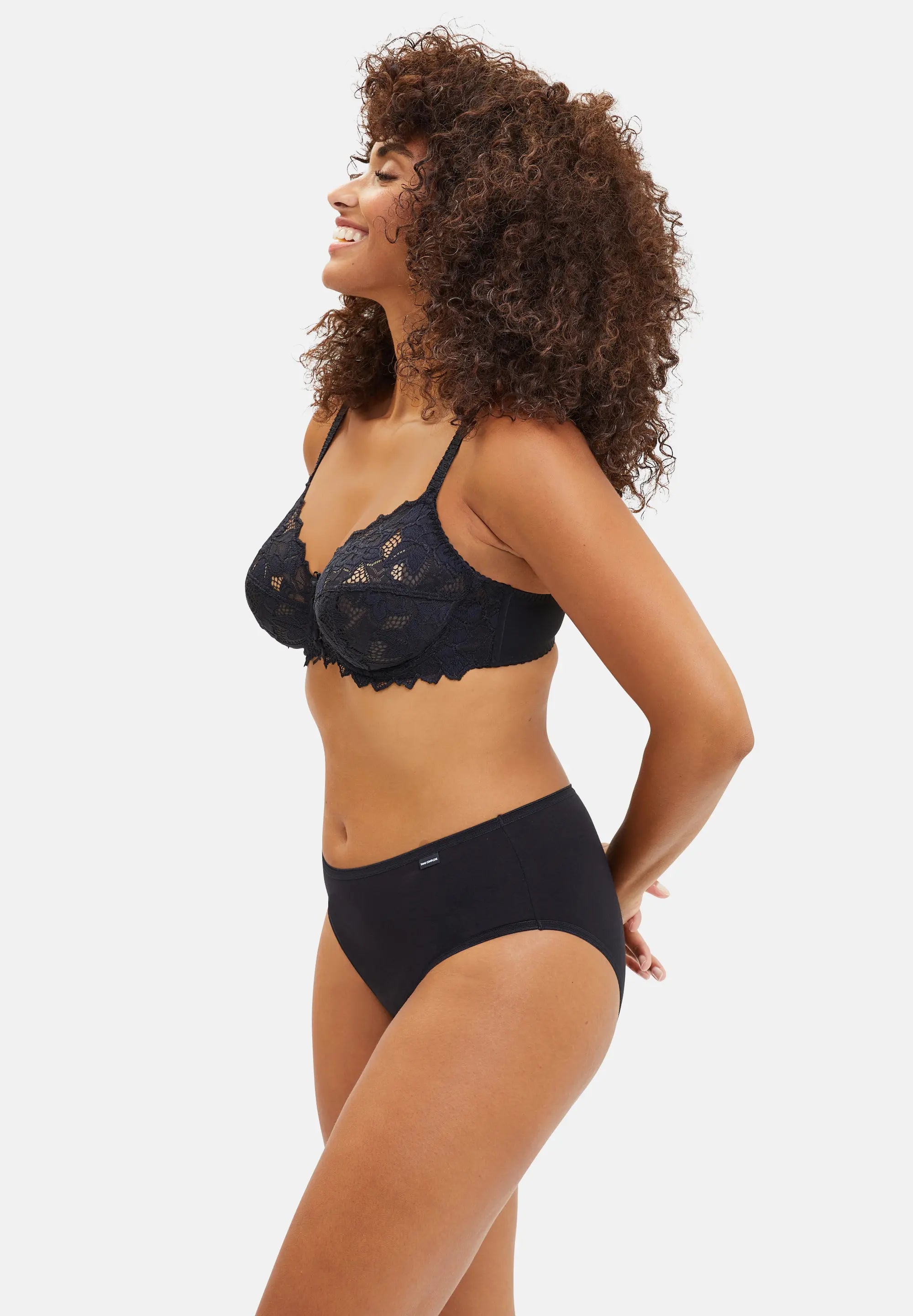 Slip - Confezione da 3 Simplement Coton Nero