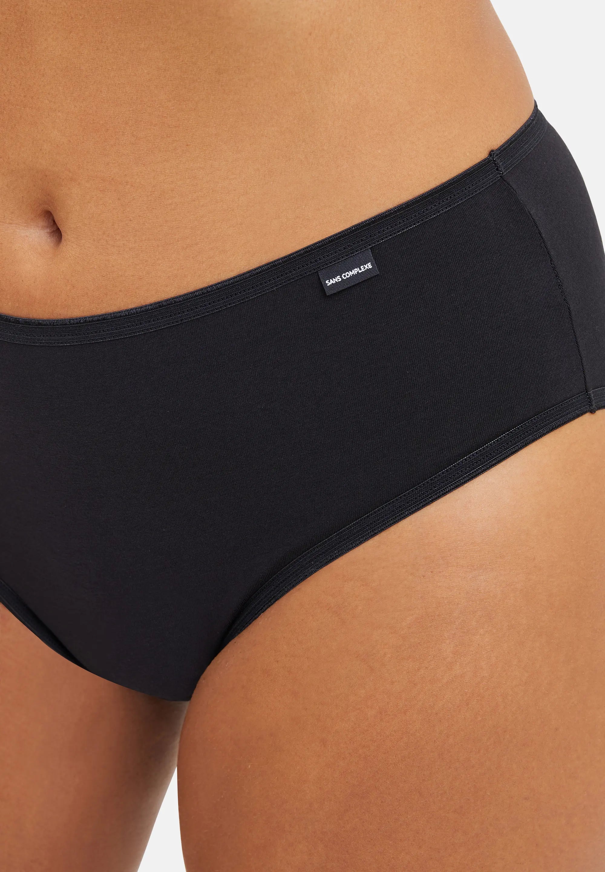 Slip - Confezione da 3 Simplement Coton Nero