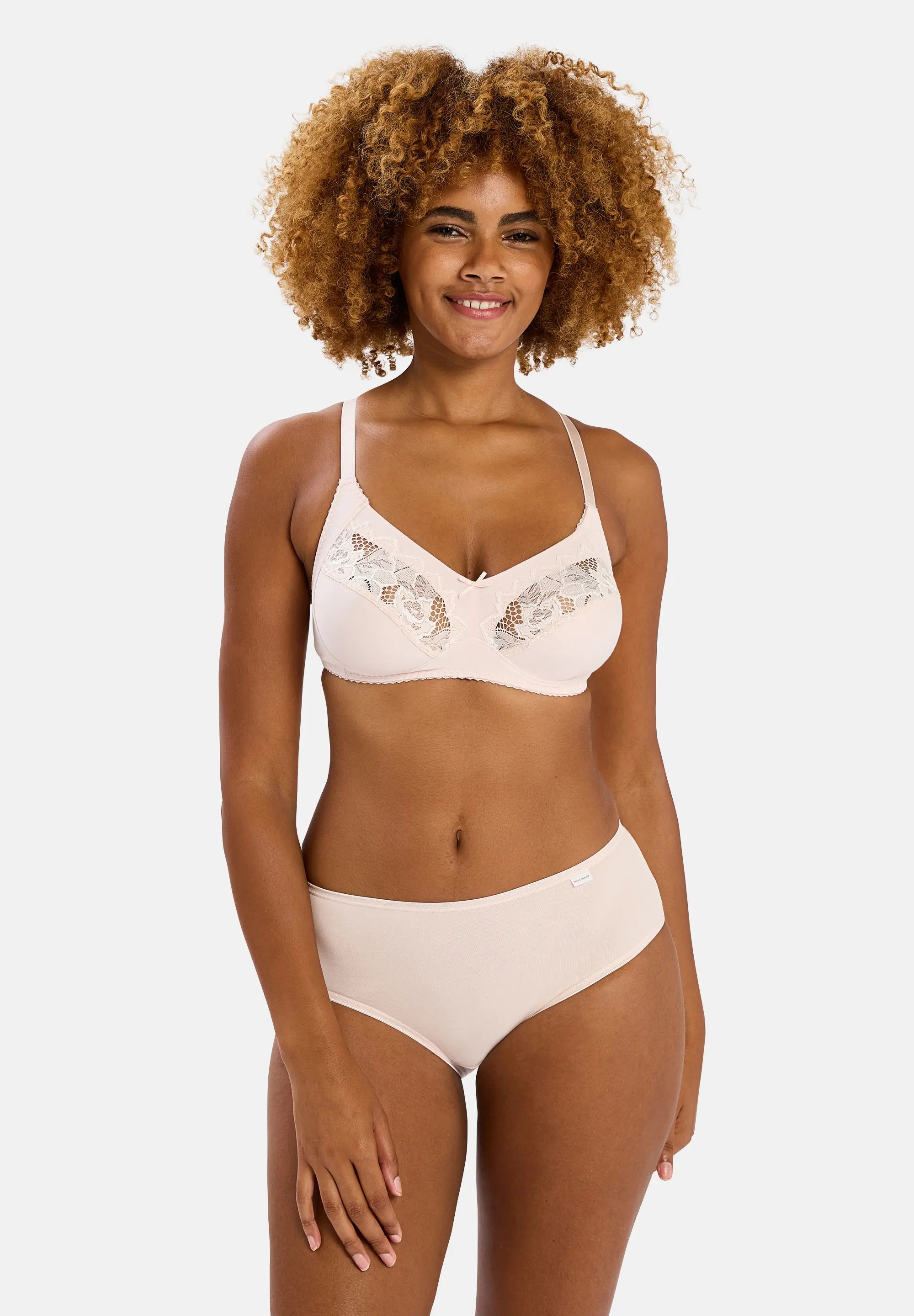 Briefs - Pack of 3 Simplement Coton B Pink Silver Peony