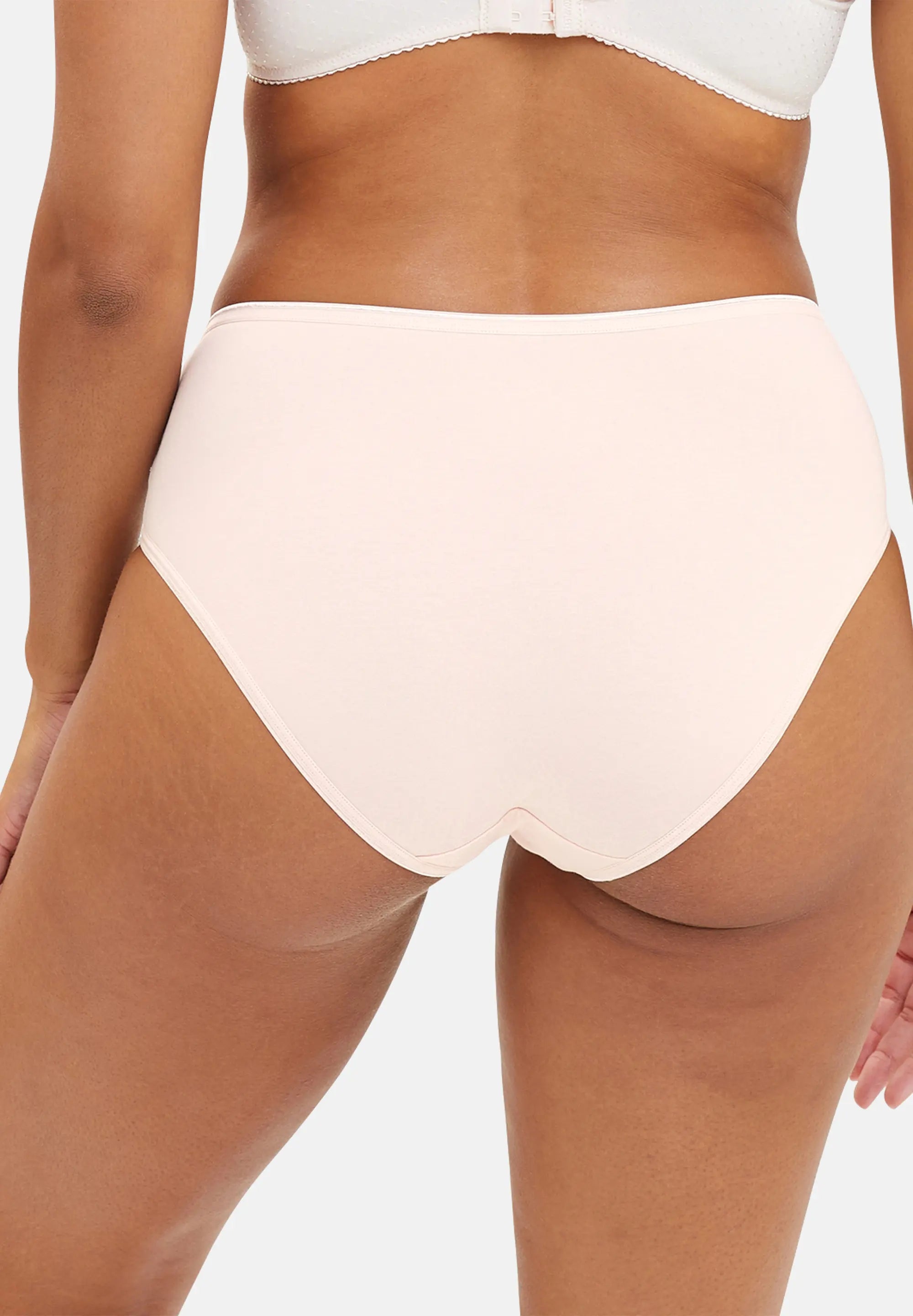 Slip - Set van 3 Simplement Coton Roze Zilveren Pioenroos