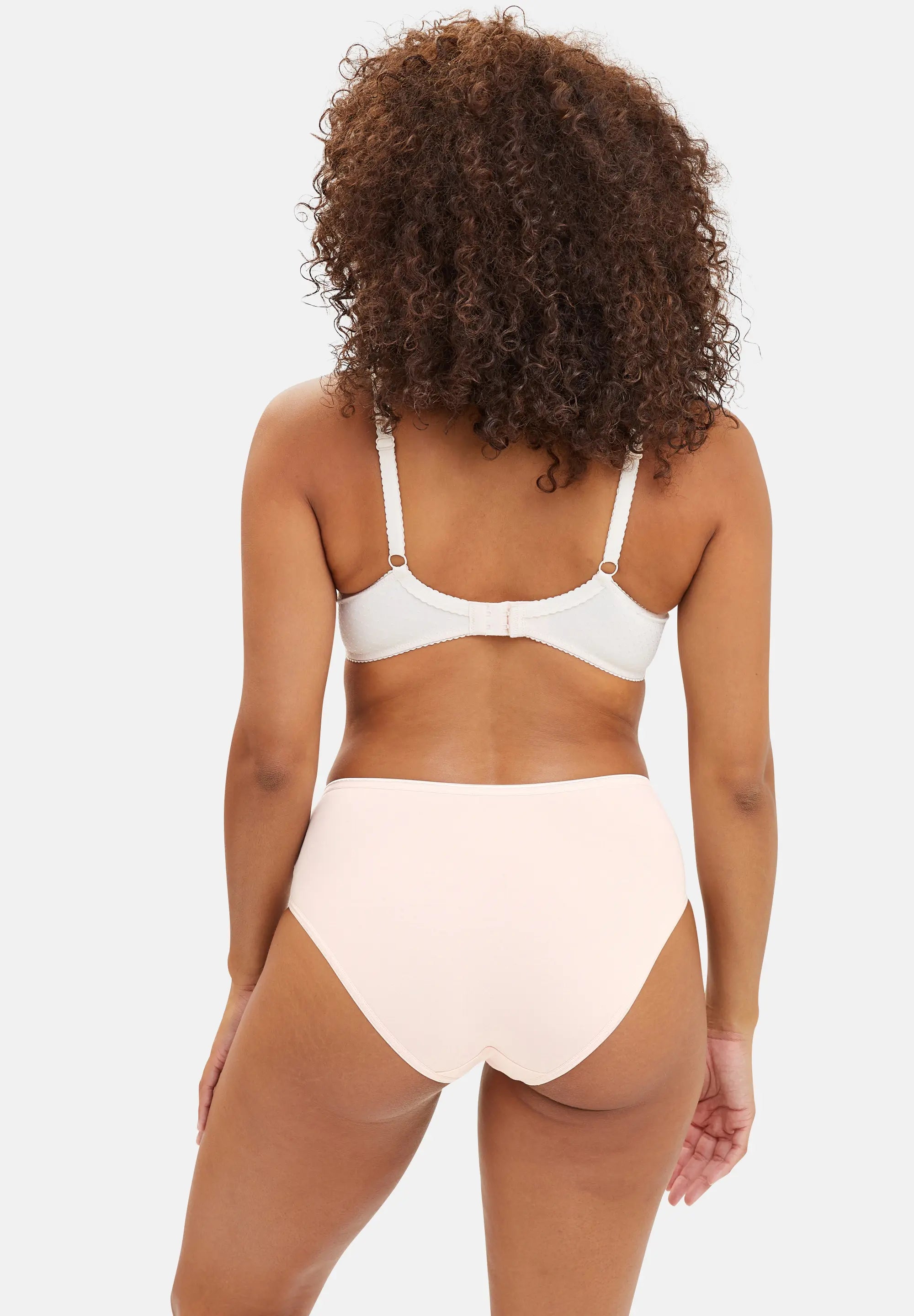 Slip - Set van 3 Simplement Coton Roze Zilveren Pioenroos