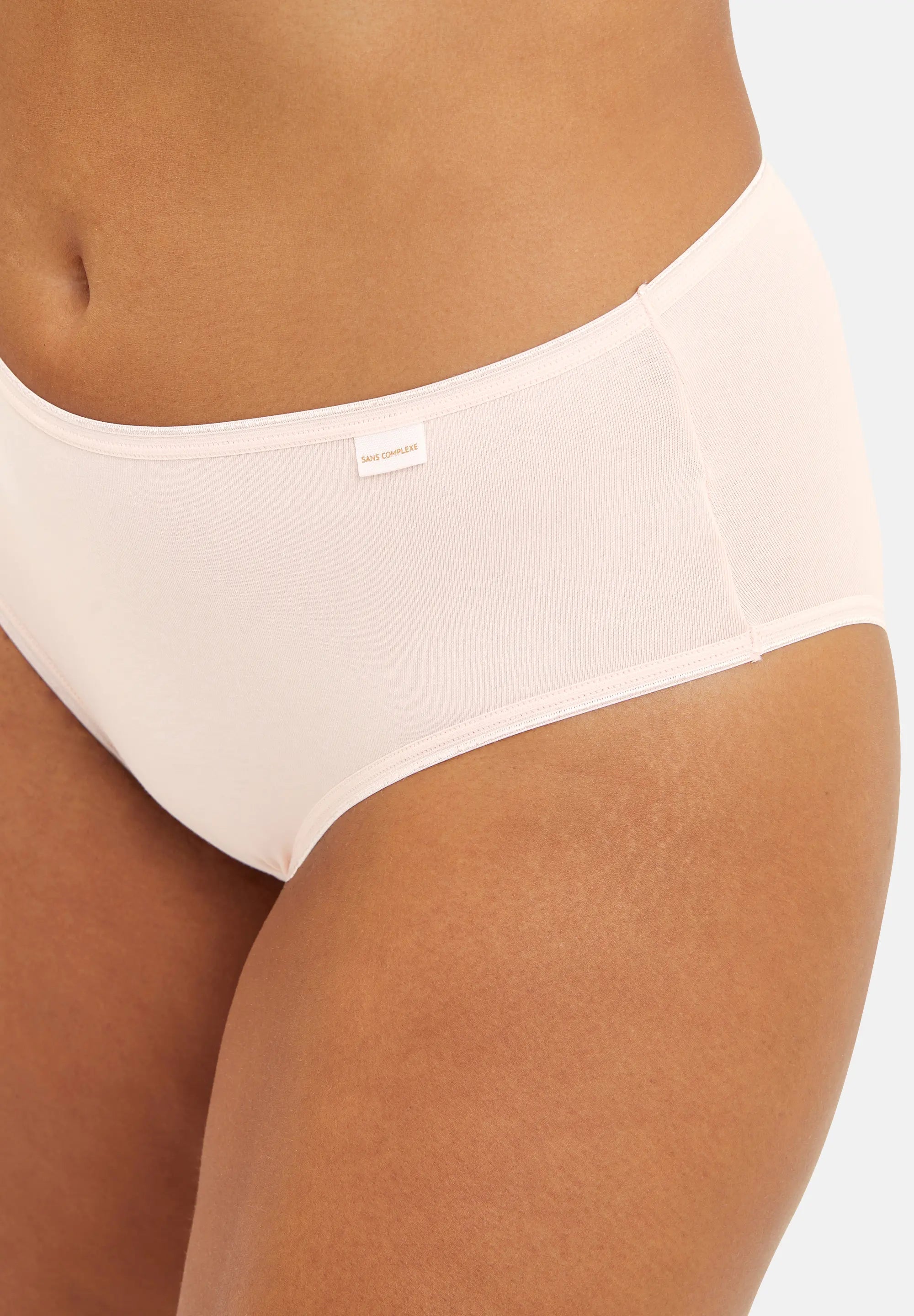 Slip - Set van 3 Simplement Coton Roze Zilveren Pioenroos