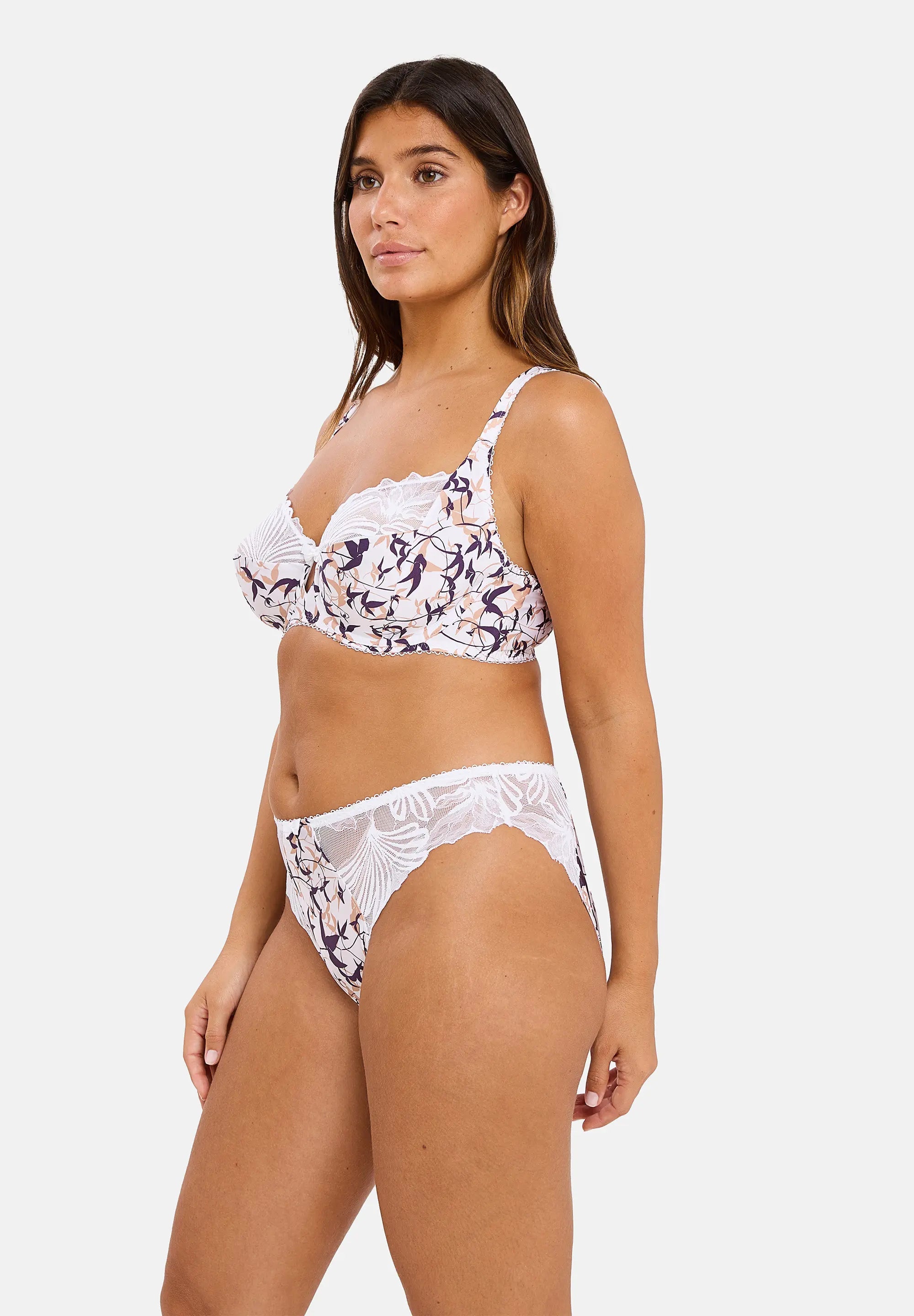 Slip Sophie Vogelmuster