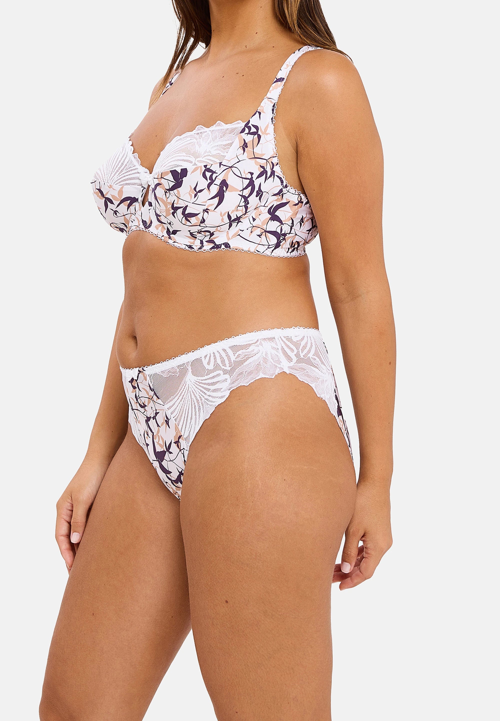 Slip Sophie Oiseaux Graphiques – vue de profil