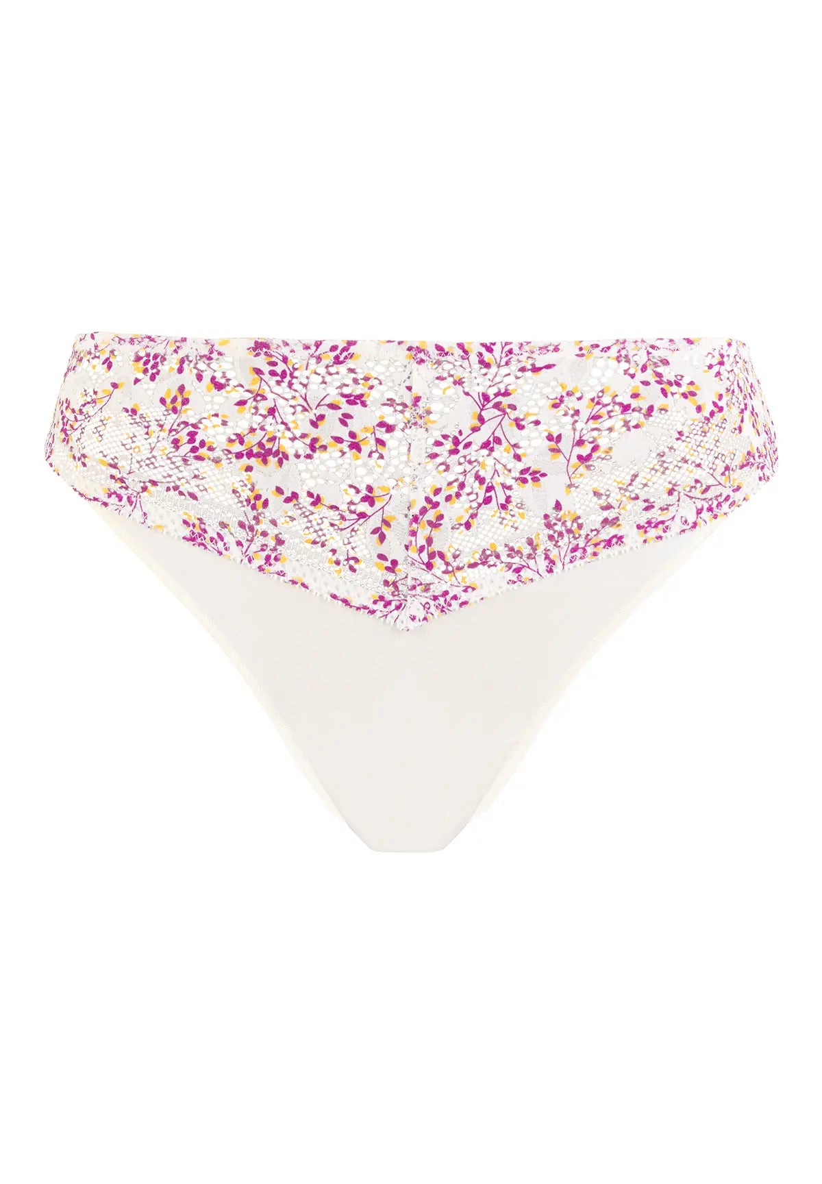 Briefs Suzie Fantaisie Small Flowers Print Pink & Yellow