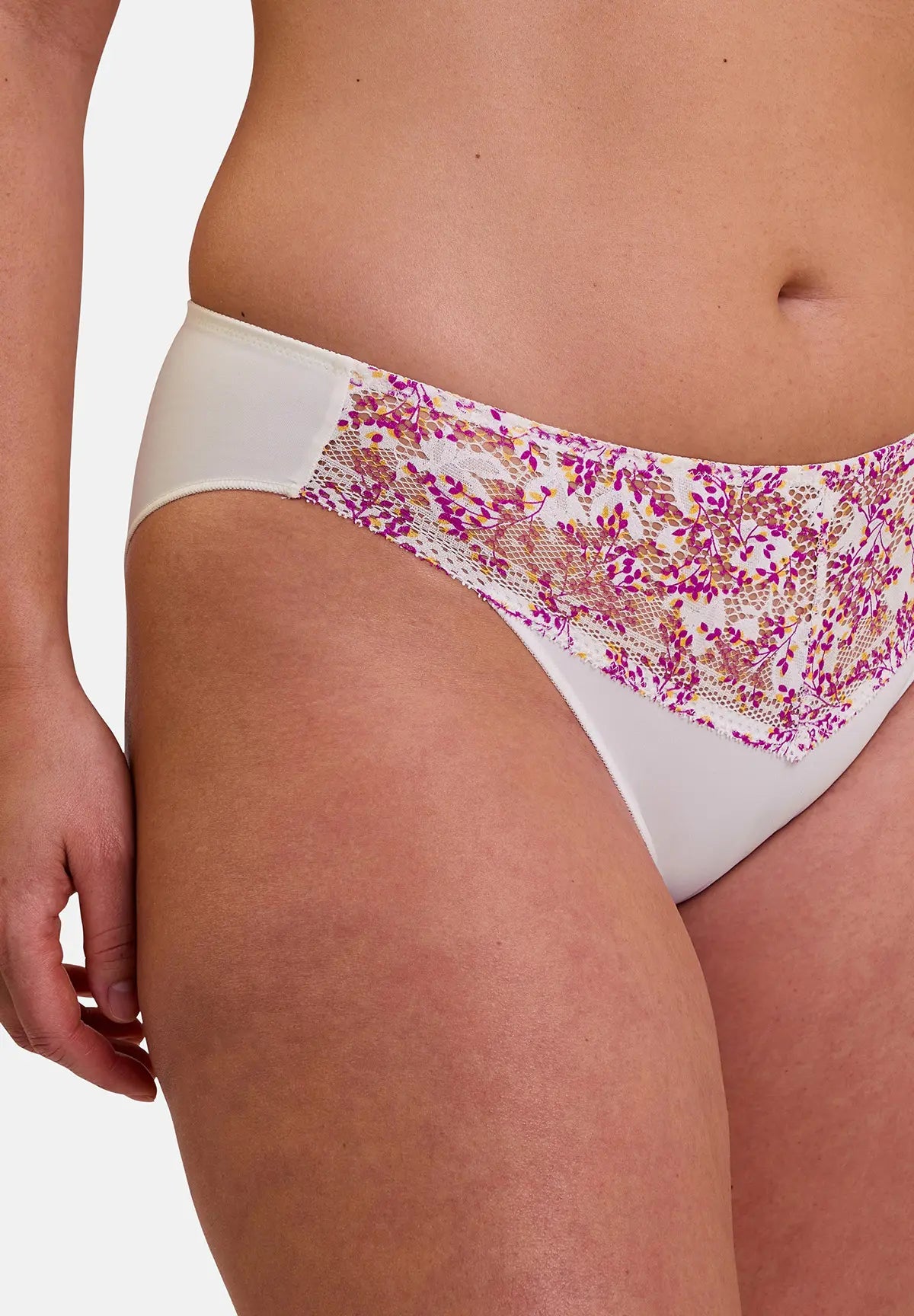 Briefs Suzie Fantaisie Small Flowers Print Pink & Yellow