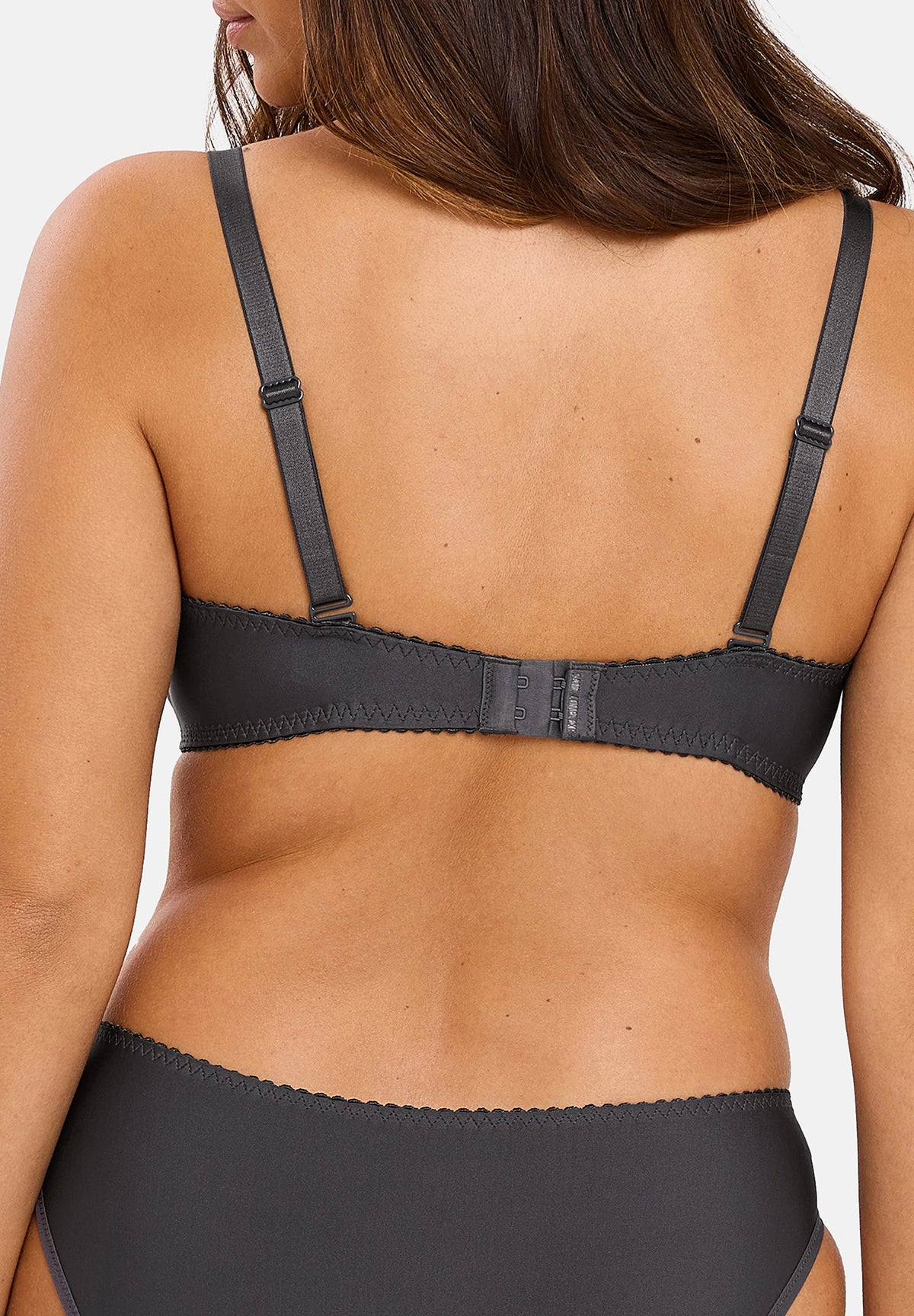 Amélie Full-Coverage Bra Periscope Gray – 3/4 View