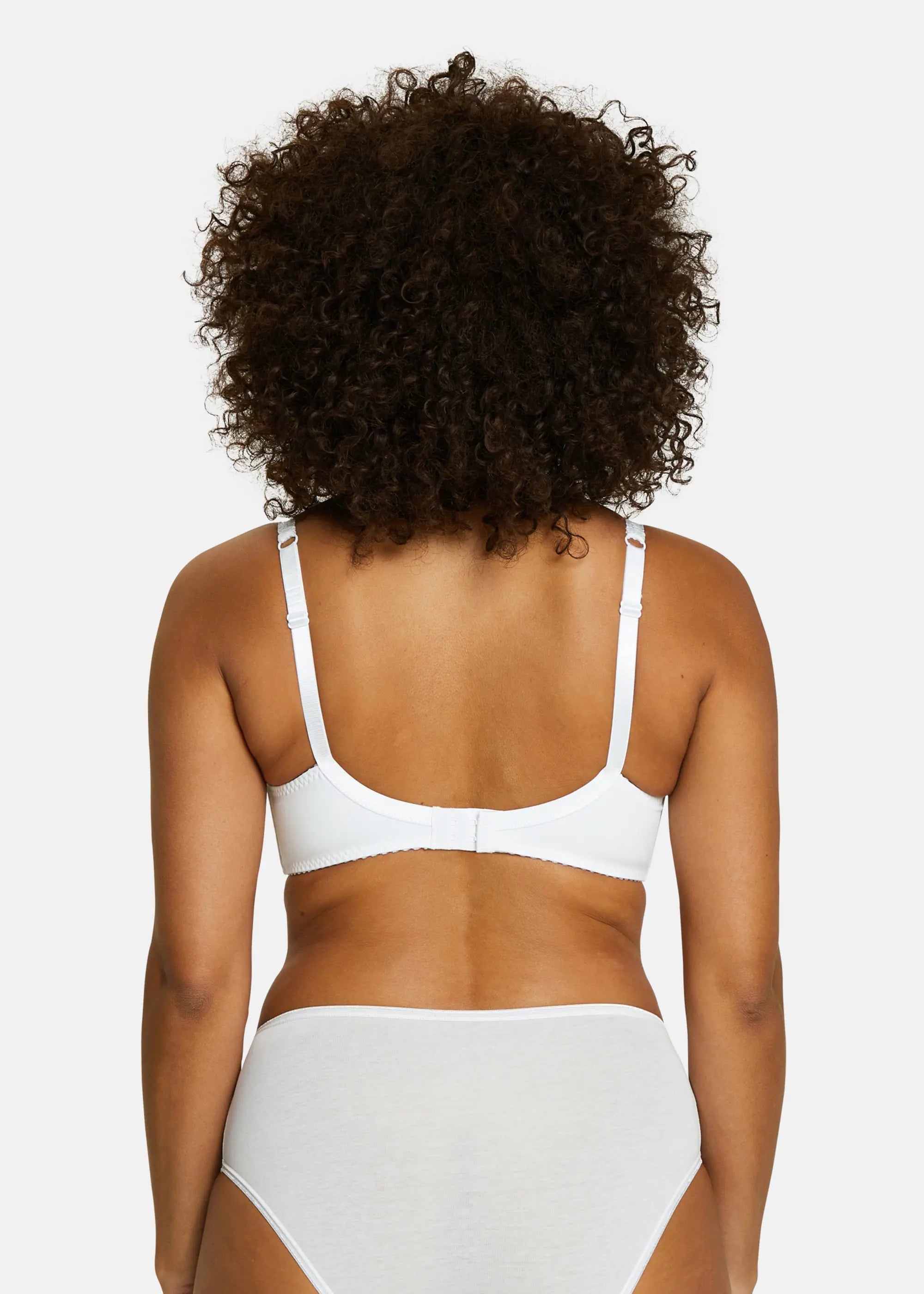 Soutien-gorge d'allaitement blanc - vu de dos