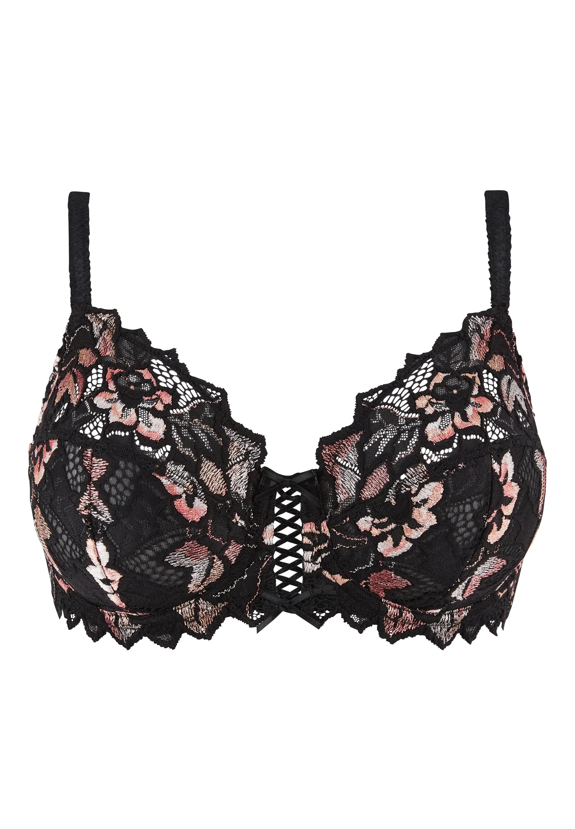 Full cup bra Arum Cabaret Black & Pink