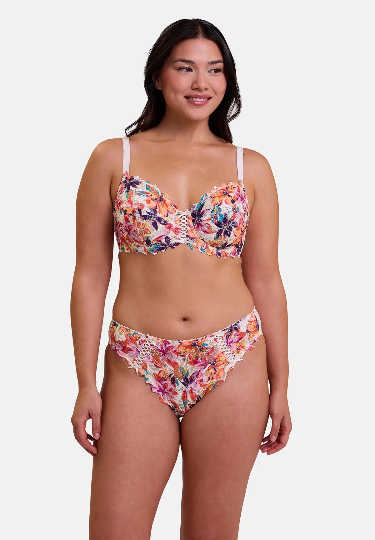 Soutien-gorge emboîtant Arum Mosaïc Imprimé Fleurs du Paradis