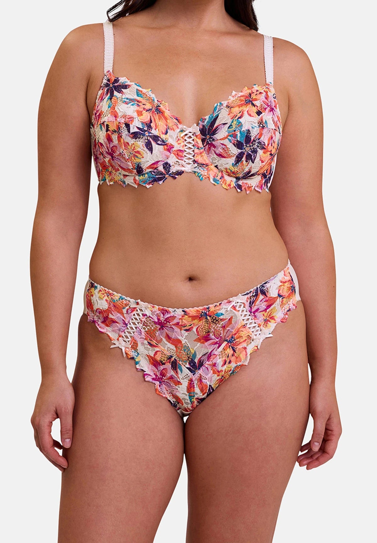 Soutien-gorge emboîtant Arum Mosaïc Imprimé Fleurs du Paradis – vue de dos