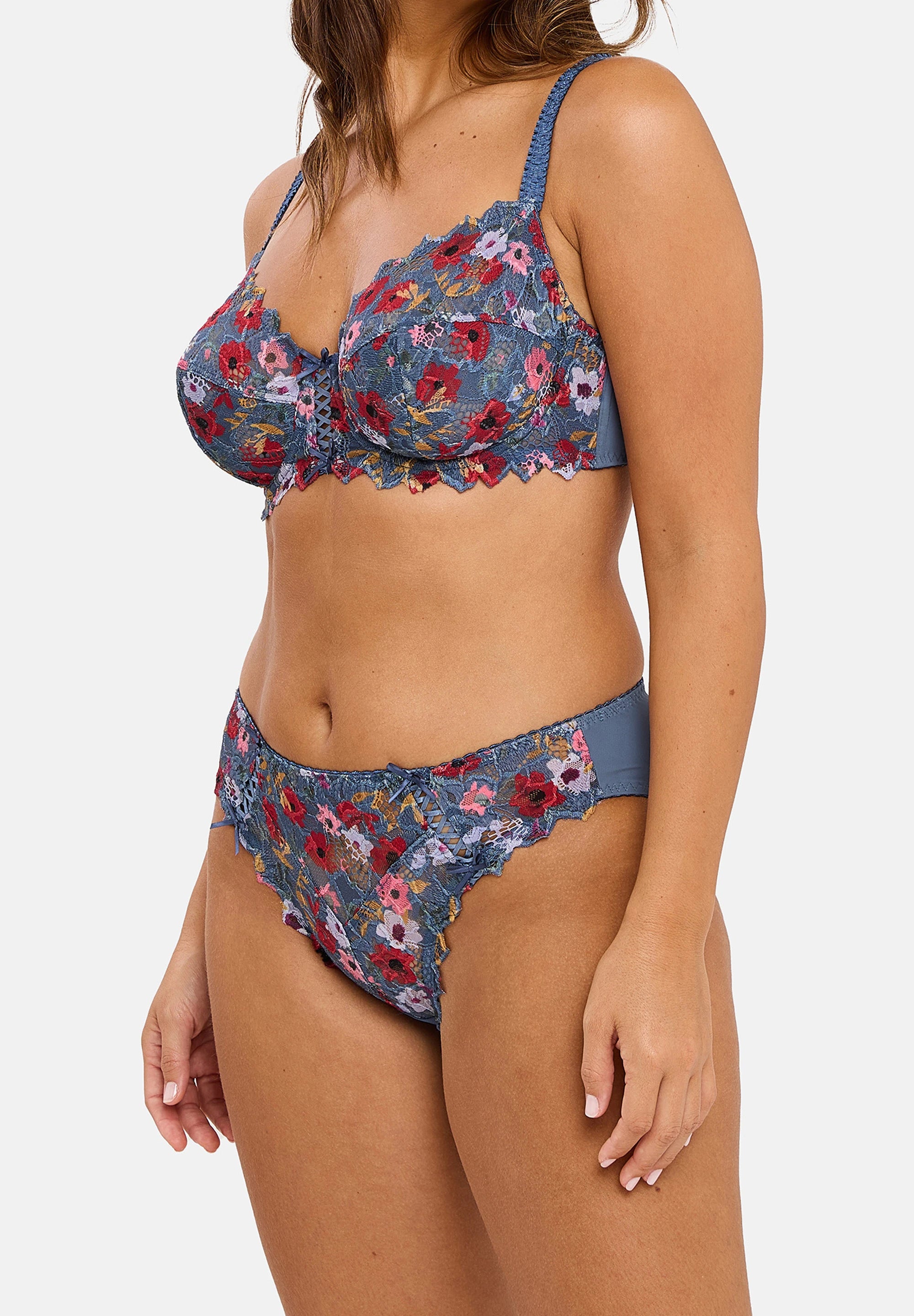 Arum Mosaïc Frosted Flowers Print Full-Cup Bra – lifestyle view
