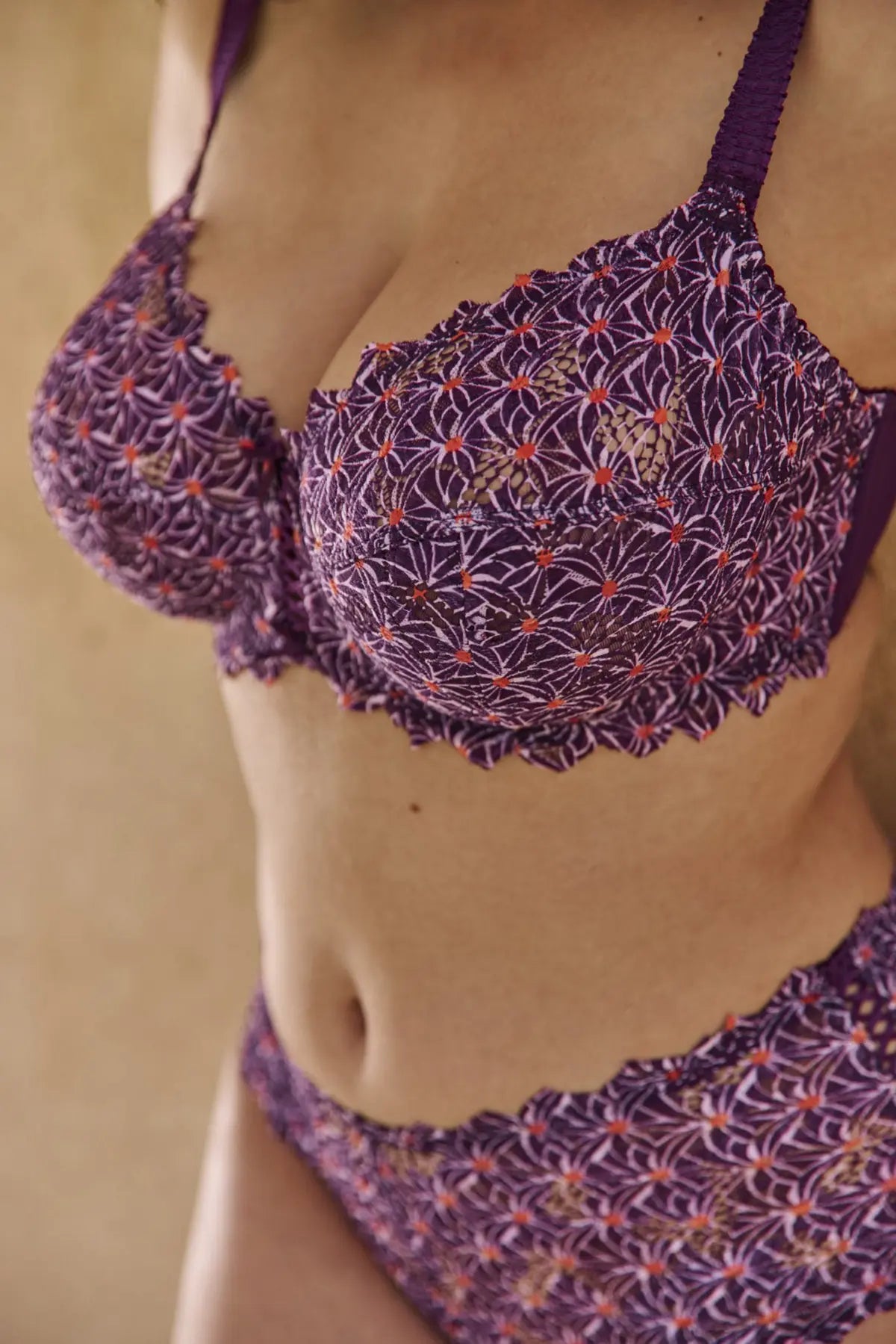 Soutien-gorge emboîtant Arum Mosaïc Imprimé Graphique Mûre