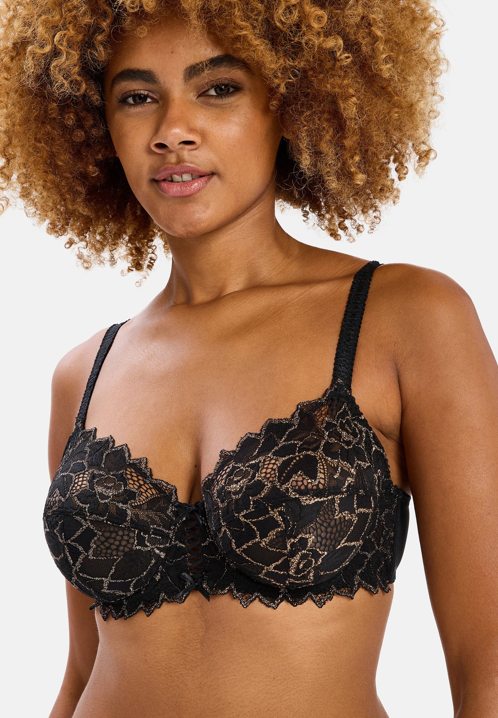 Soutien-gorge emboîtant Arum Party Noir Cuivré