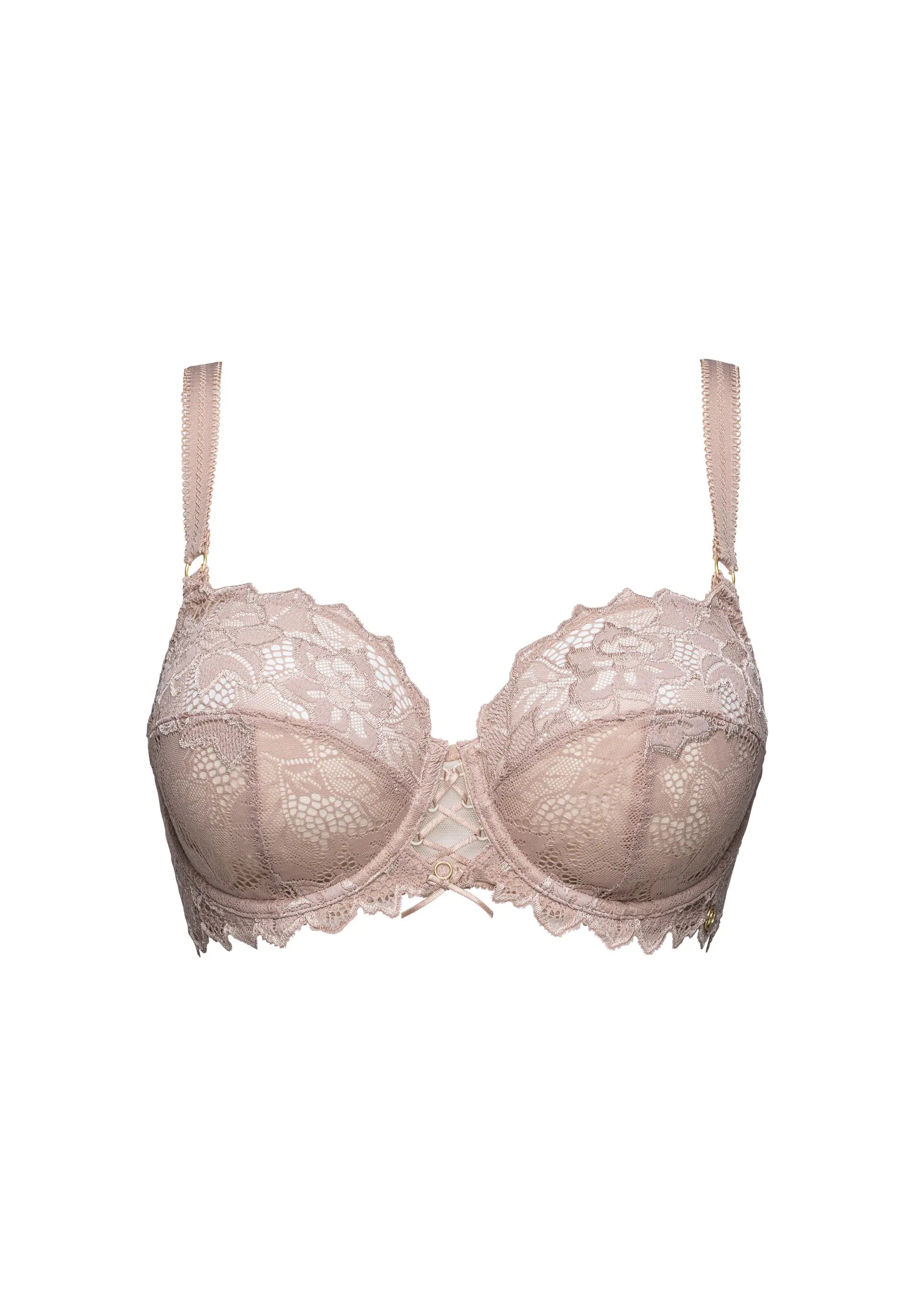 Packshot soutien-gorge beige emboîtant