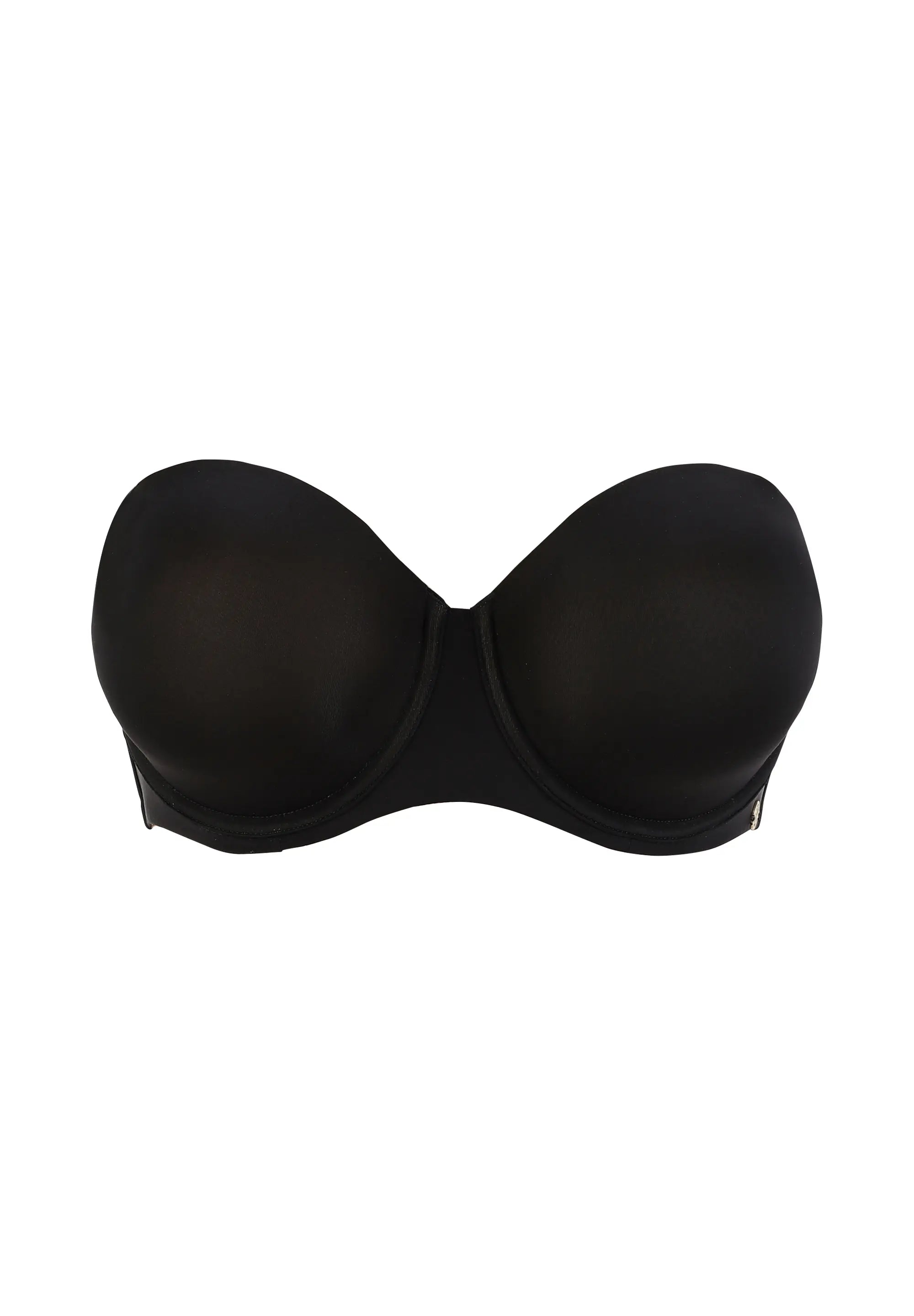 Soutien-gorge bandeau avec armatures Unseen Noir / Blush