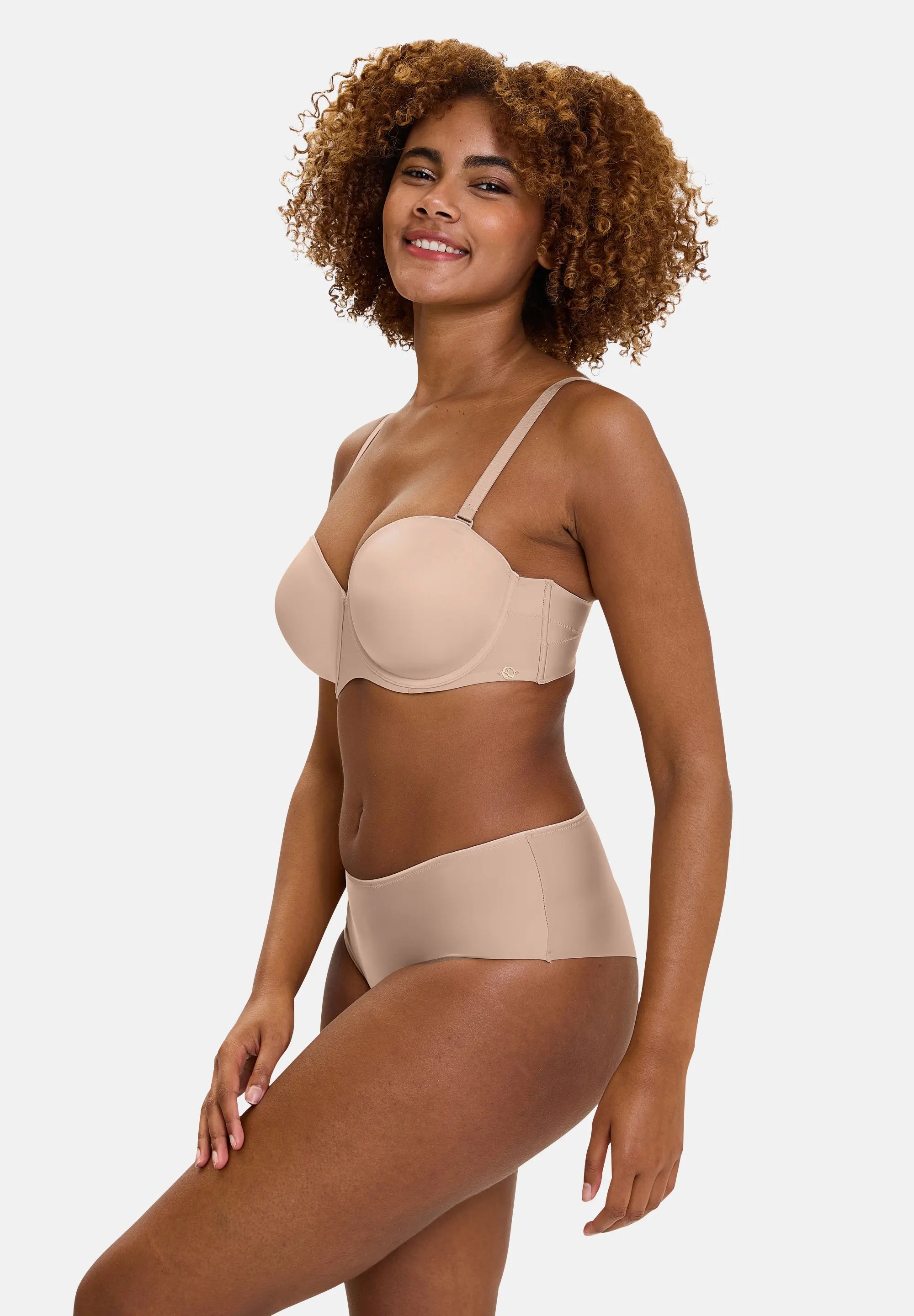 Soutien-gorge bandeau avec armatures Unseen Blush / Beige
