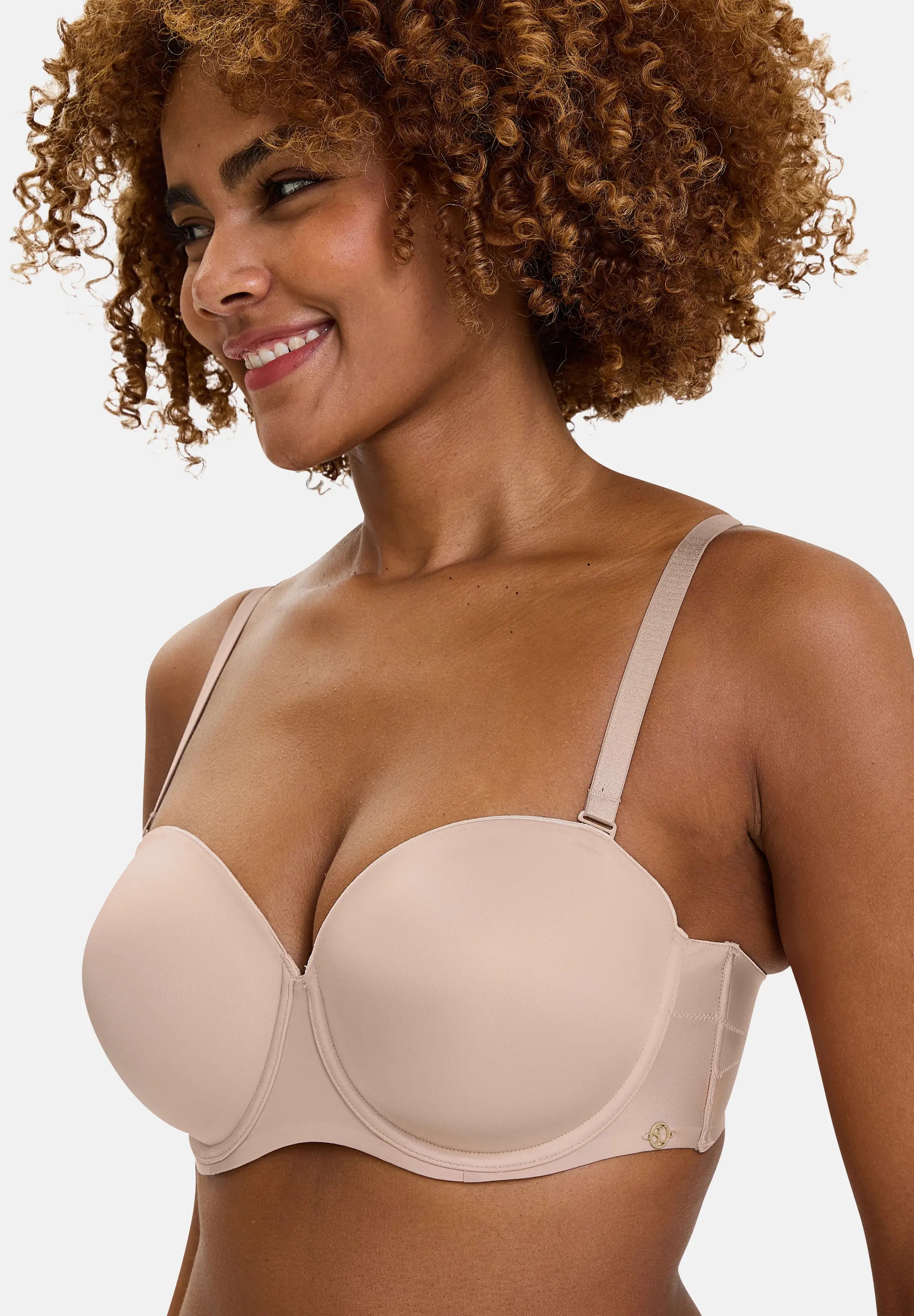 Soutien-gorge bandeau avec armatures Unseen Blush / Beige