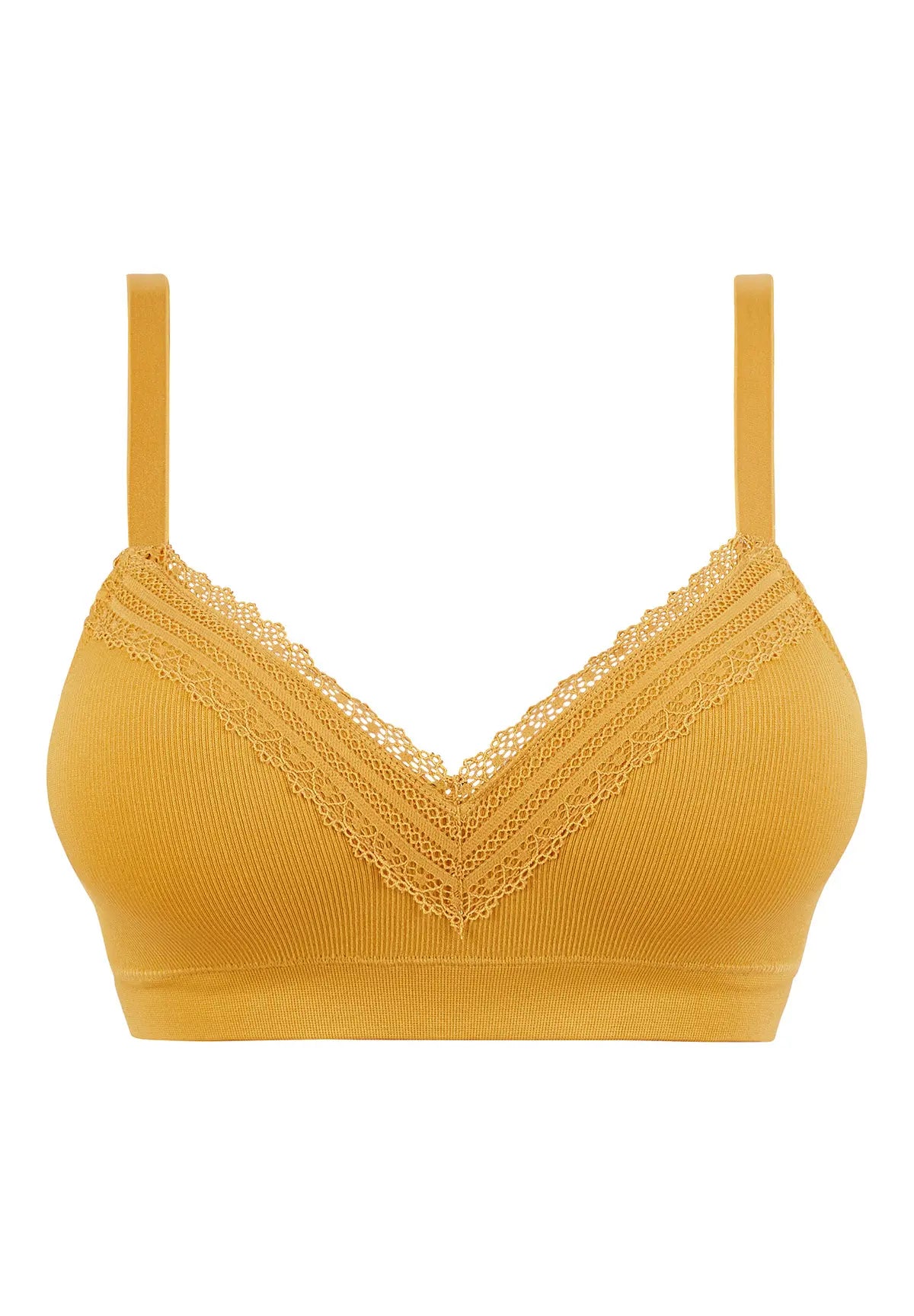 Brassière sans armatures Agathe Jaune de Chine