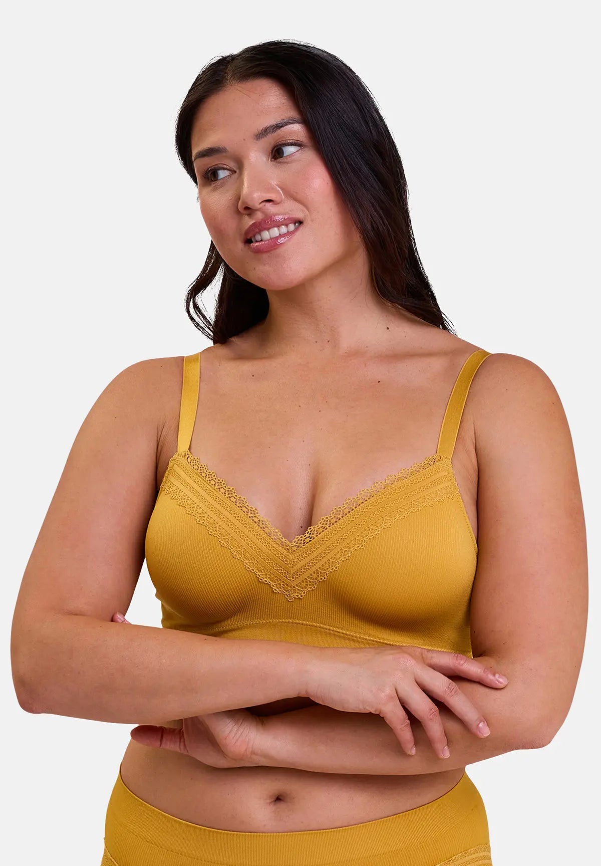Bralette Agathe in Chinagelb