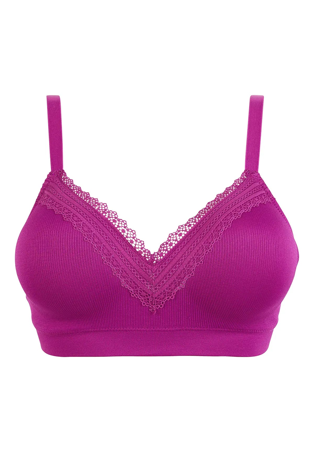 Wireless Bralette Agathe Fuchsia Pink