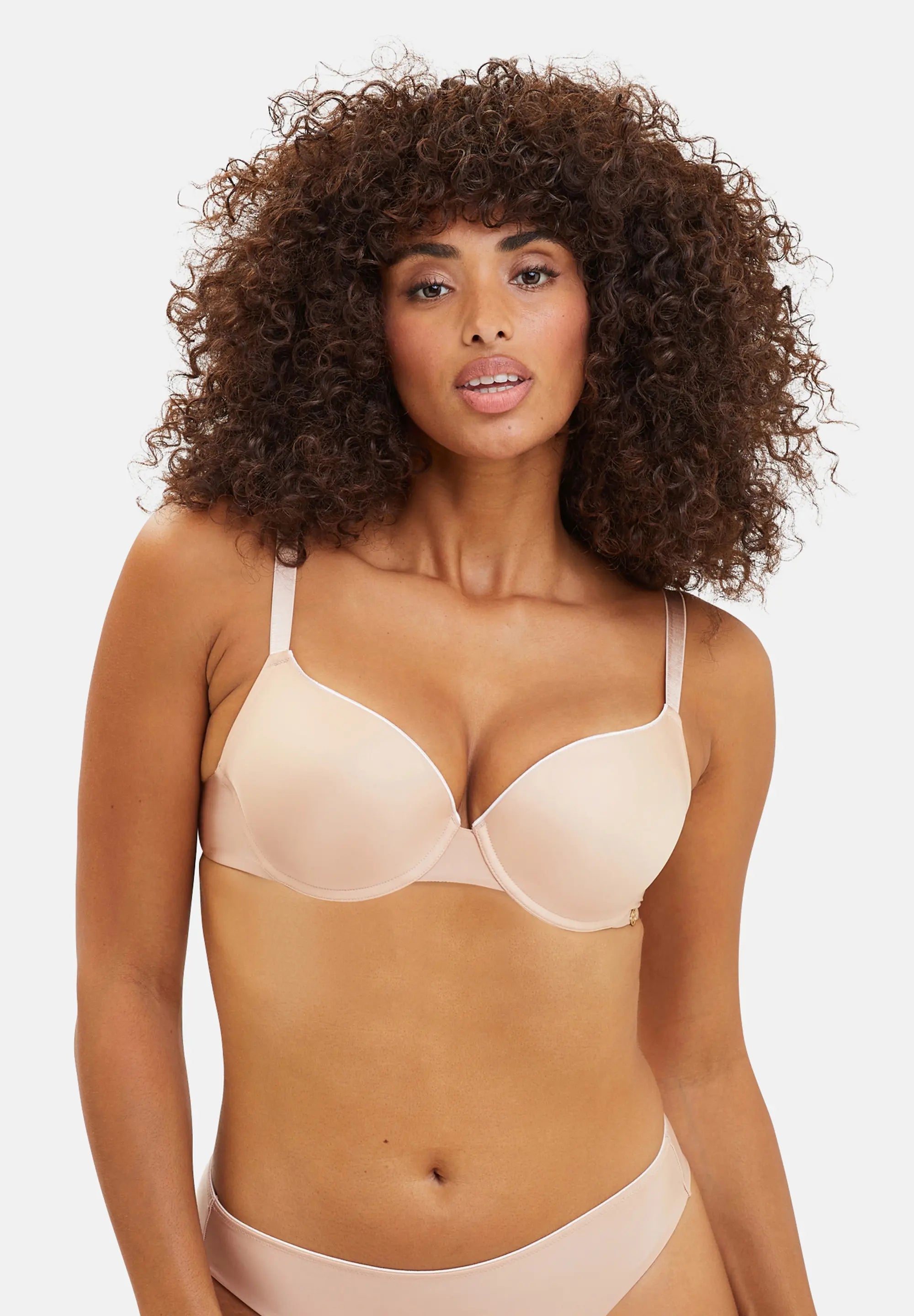 Soutien-gorge corbeille avec coques Unseen Blush / Beige
