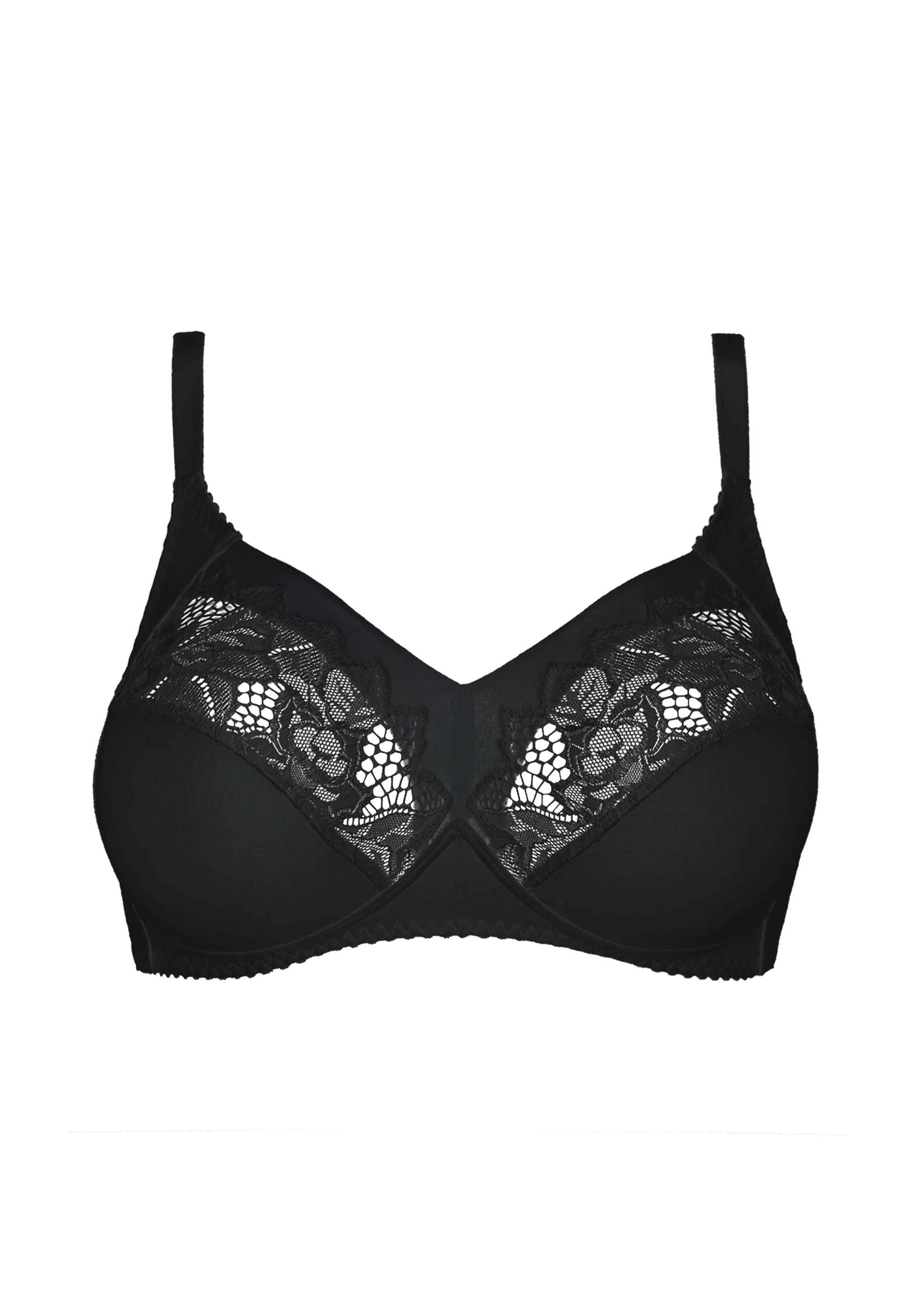 Volle cup bh zonder beugel Coton d'Arum Zwart