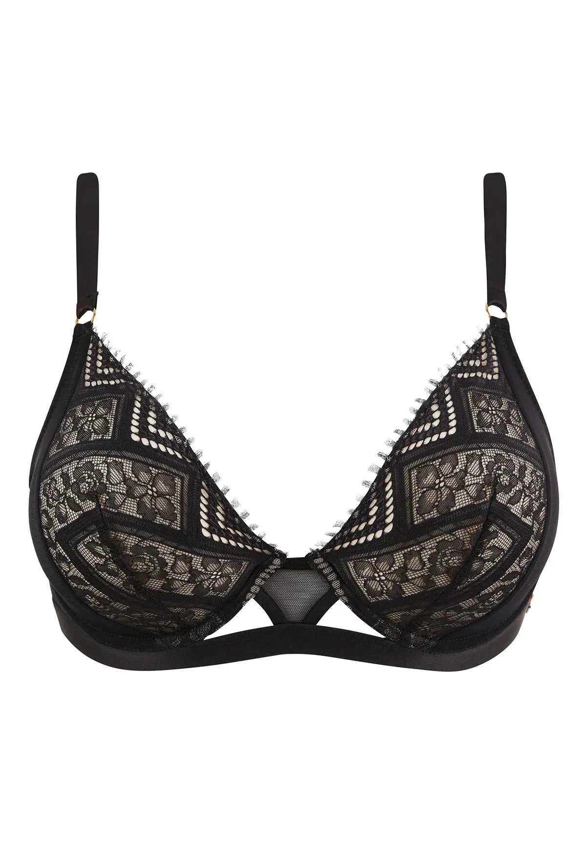 Plunge bh met beugel Dehlia Zwart