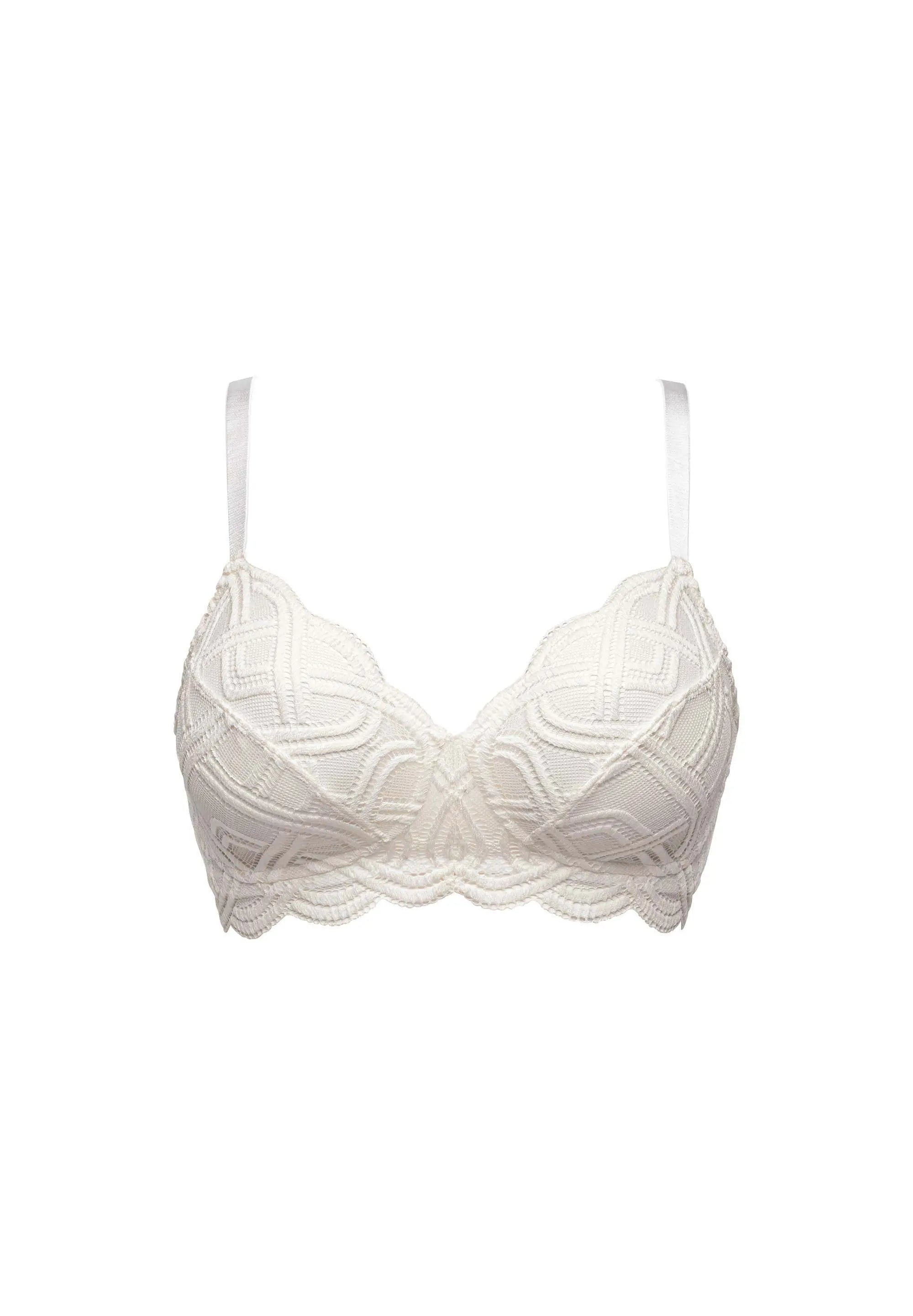 Packshot soutien-gorge emboîtant sans armatures - blanc
