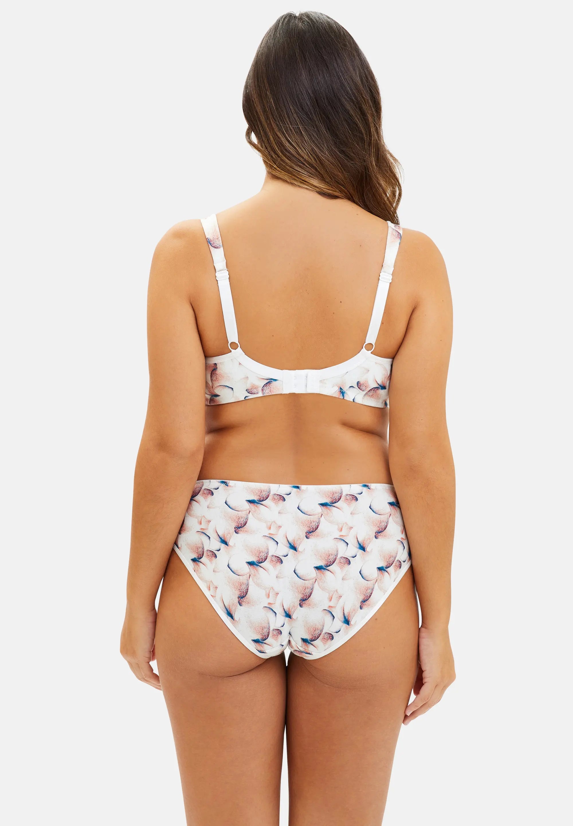 Full Cup Bra Flora Pastel Poesie Print