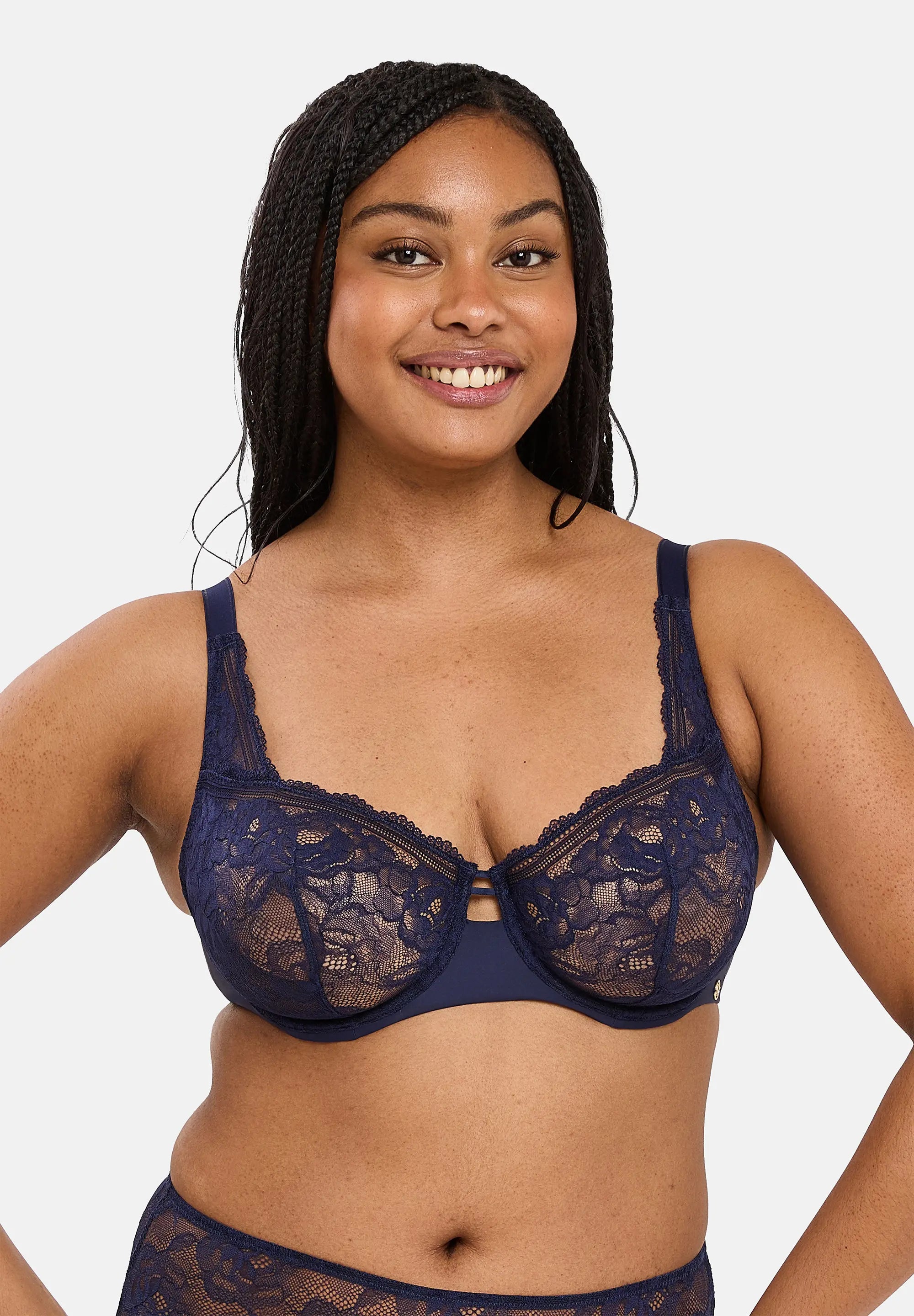 Soutien-gorge corbeille Lily Bleu Marine