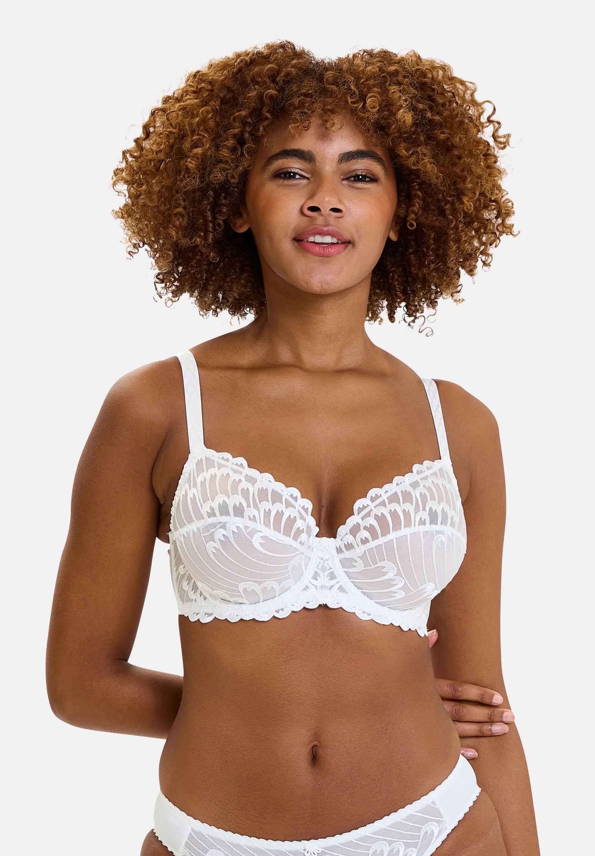 2-pack underwired bras Narcisse Ivory and Fucsia