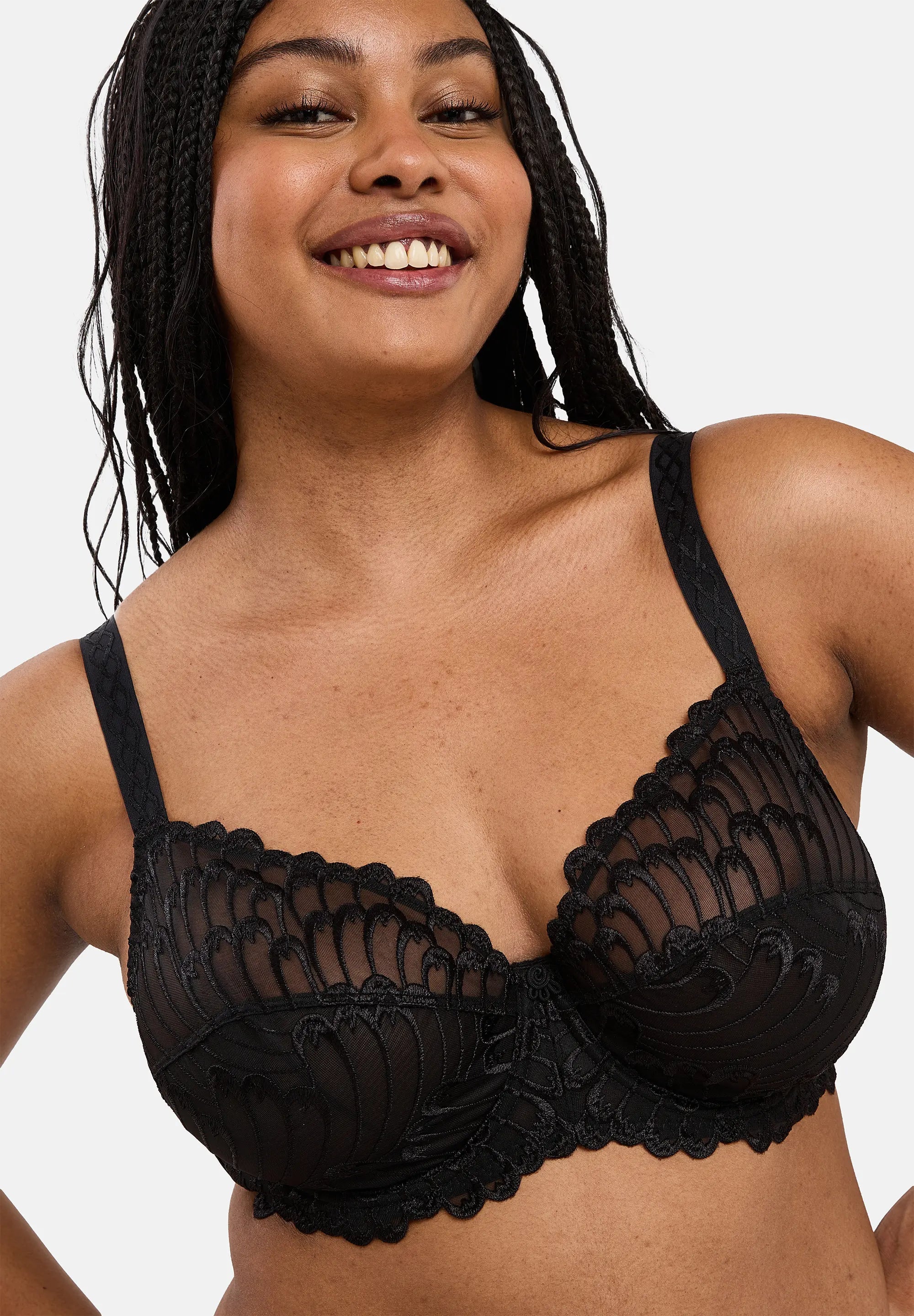 Full cup bra Narcisse Black