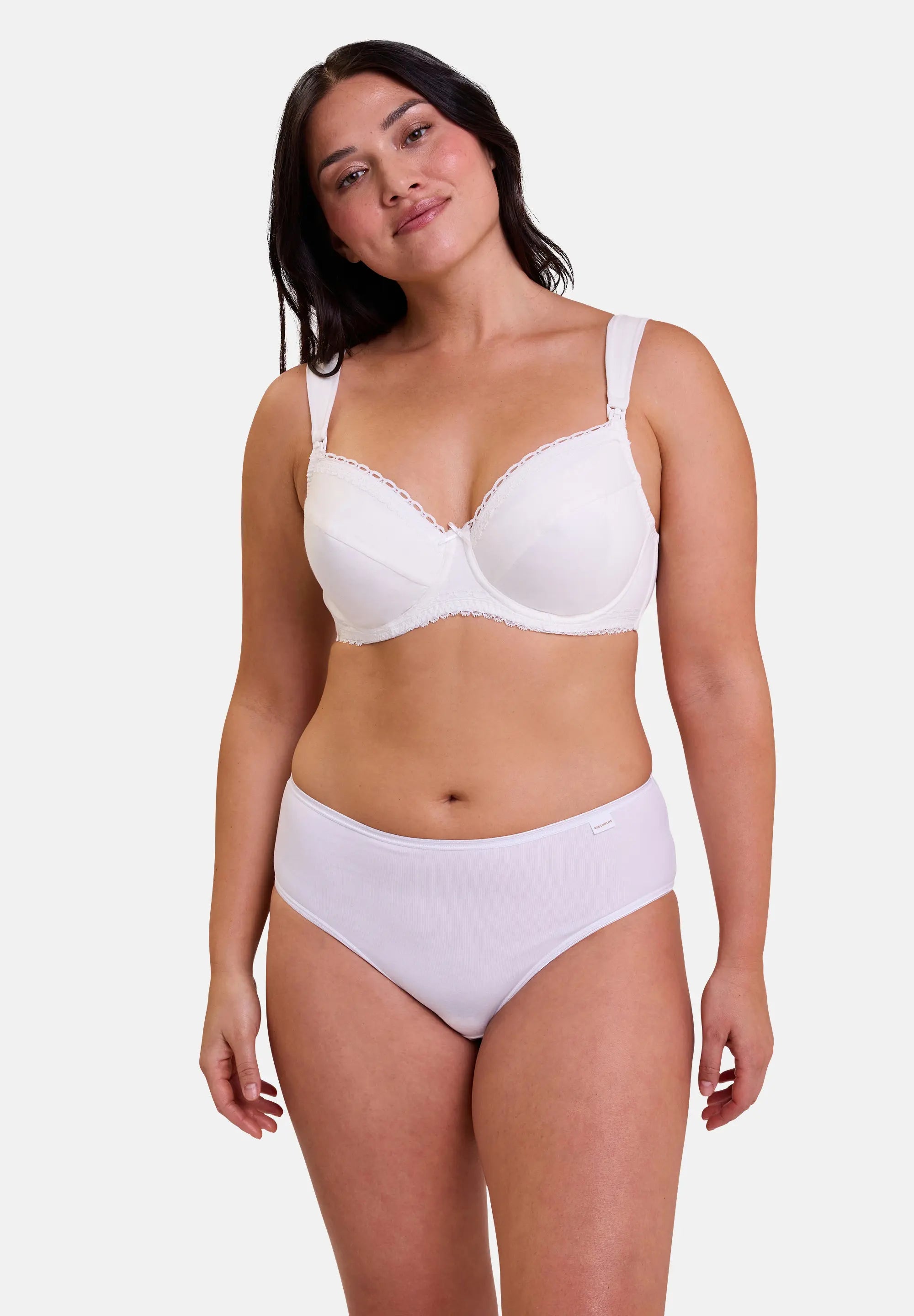 Soutien-gorge d'allaitement - couleur ivoire - avec culotte