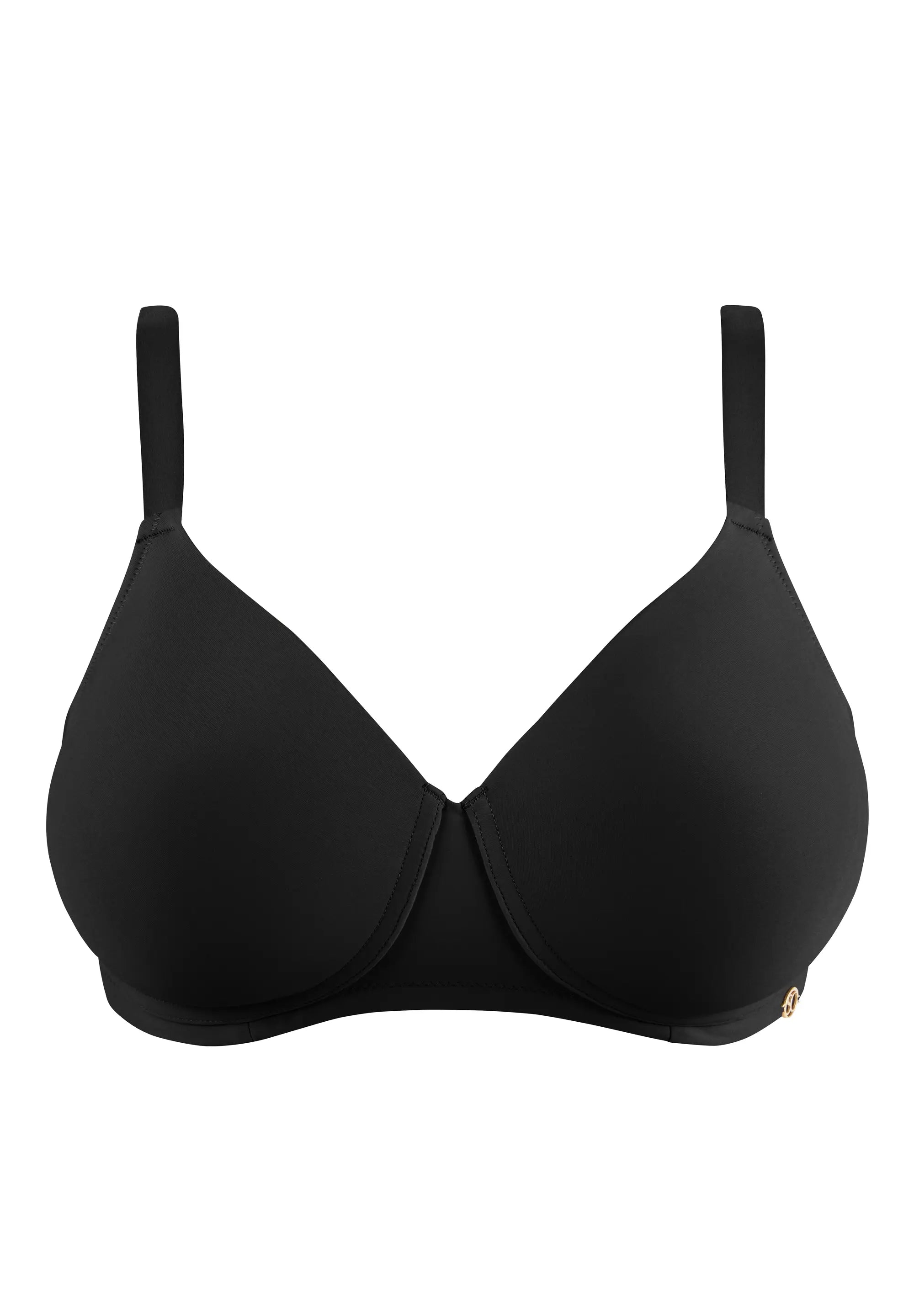 Volle cup BH met voorgevormde cups zonder beugels Perfect Curves Zwart