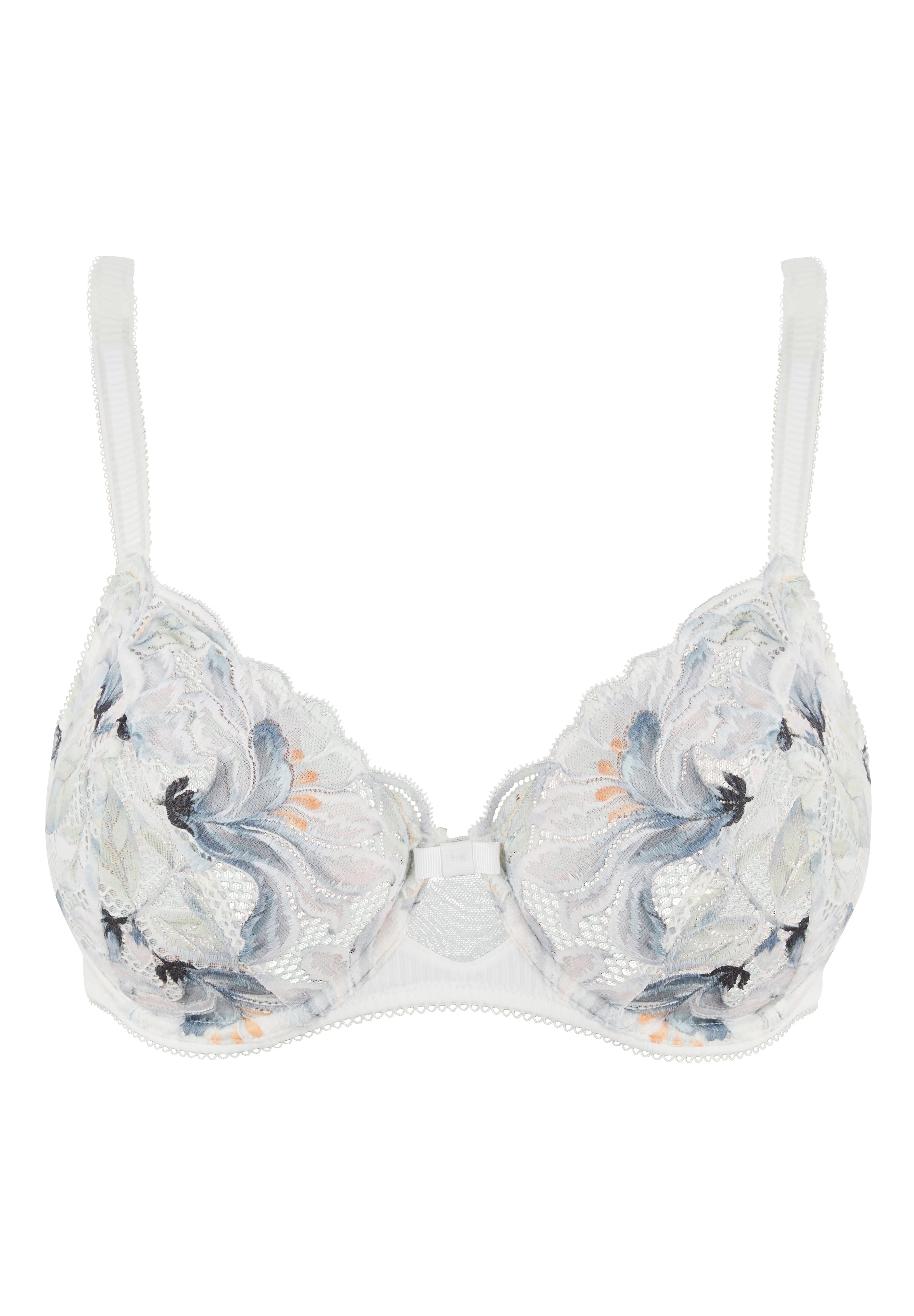 Bügel-BH Aquarell Blumen Hell