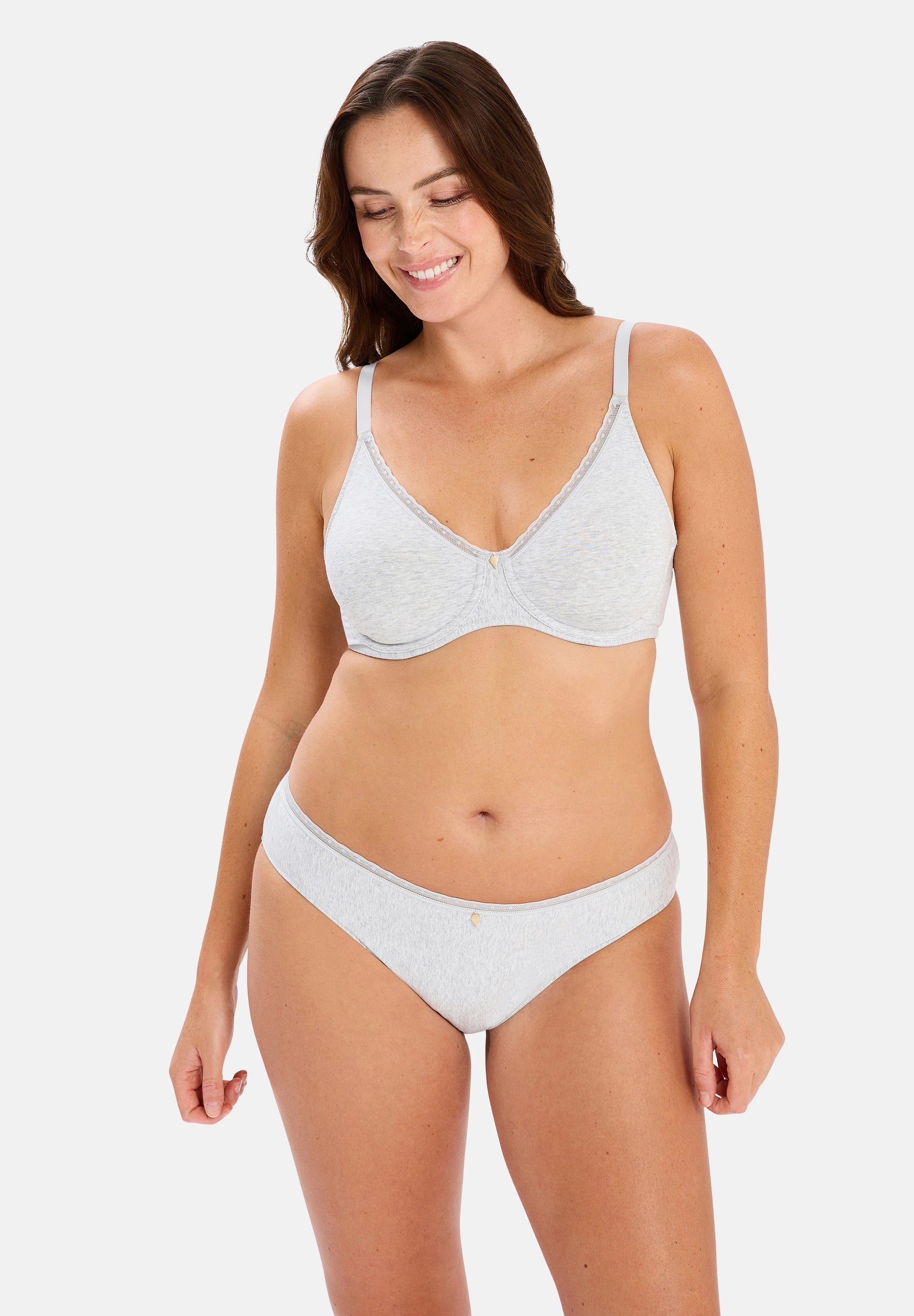 Slip Romie Gris Chiné Fumé
