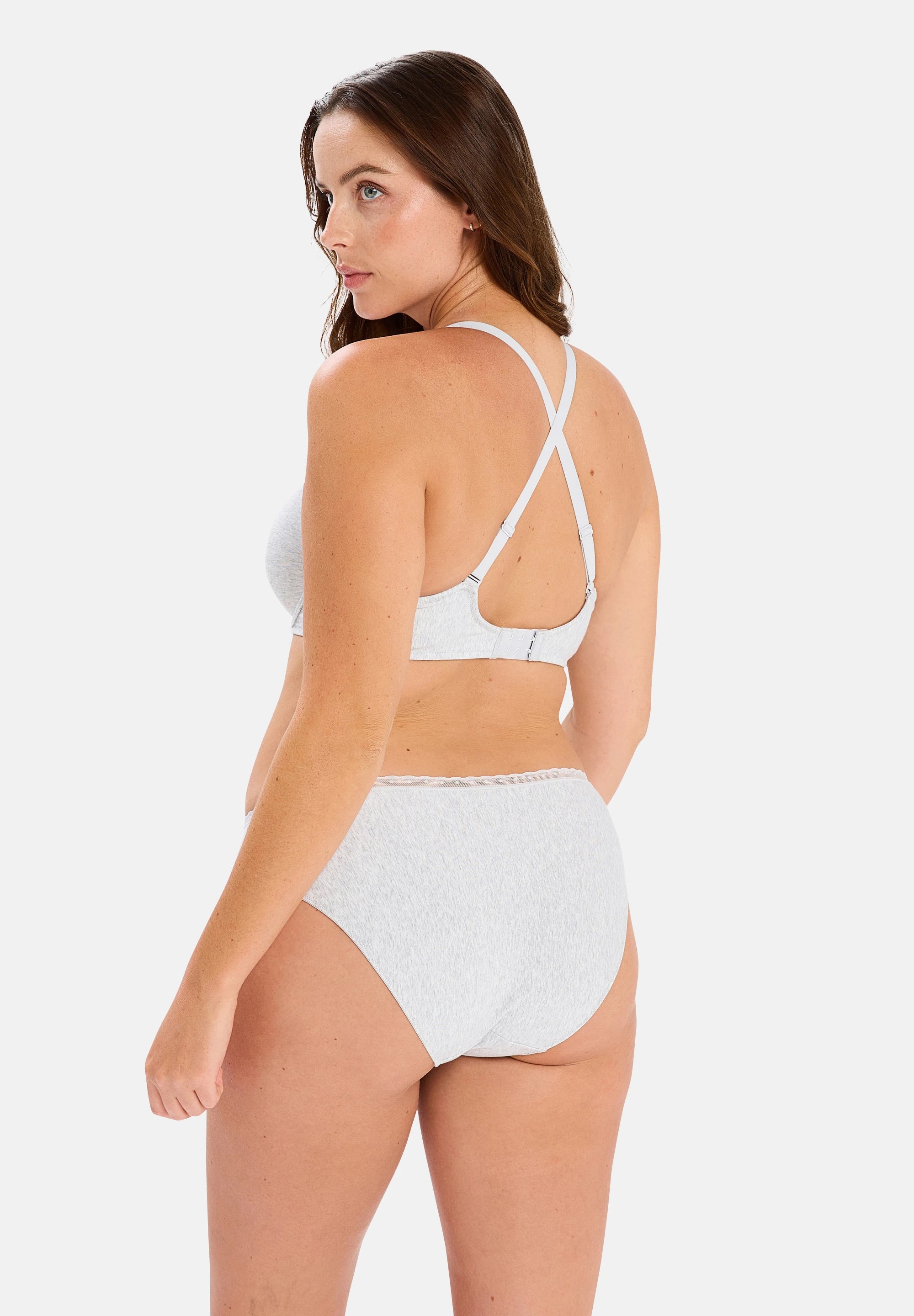Soutien-gorge emboîtant Romie Gris Chiné Fumé